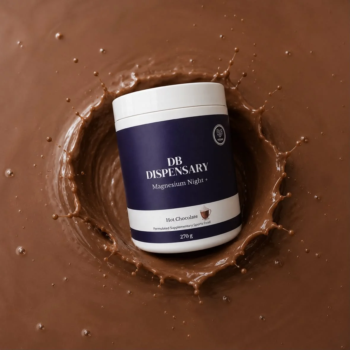 DB Dispensary Vegan Magnesium Night+ (30 serves) - Hot Chocolate
