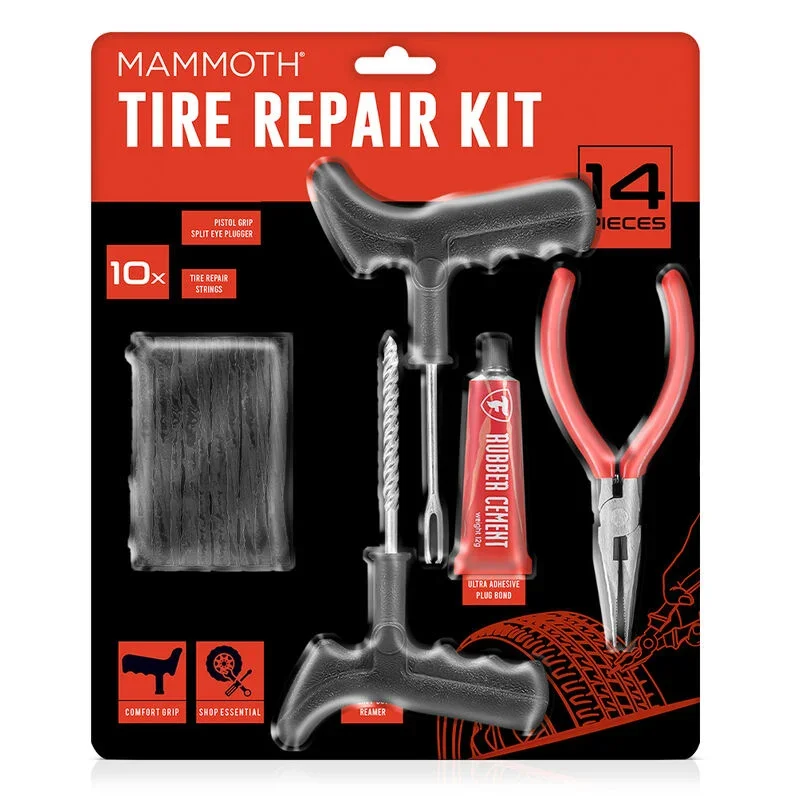 Mammoth 14-Piece Tire Repair Kit
