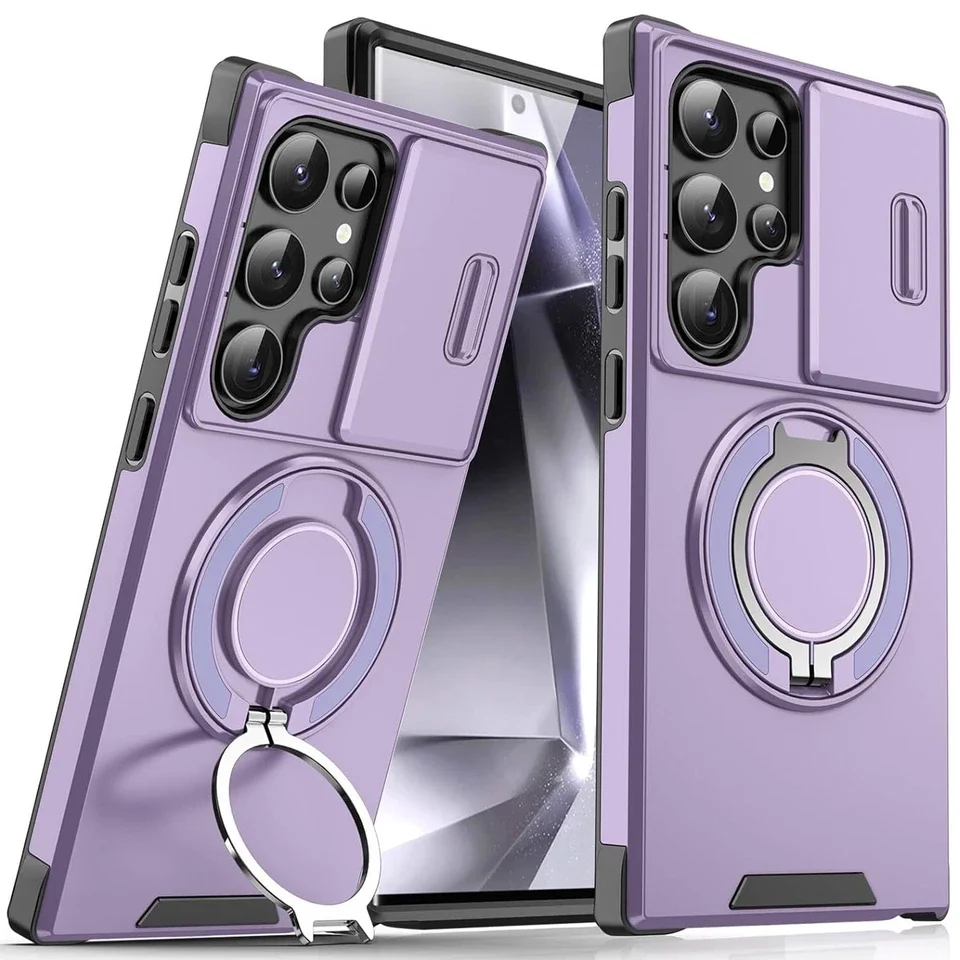 Purple Multifunction Protective Phone Case