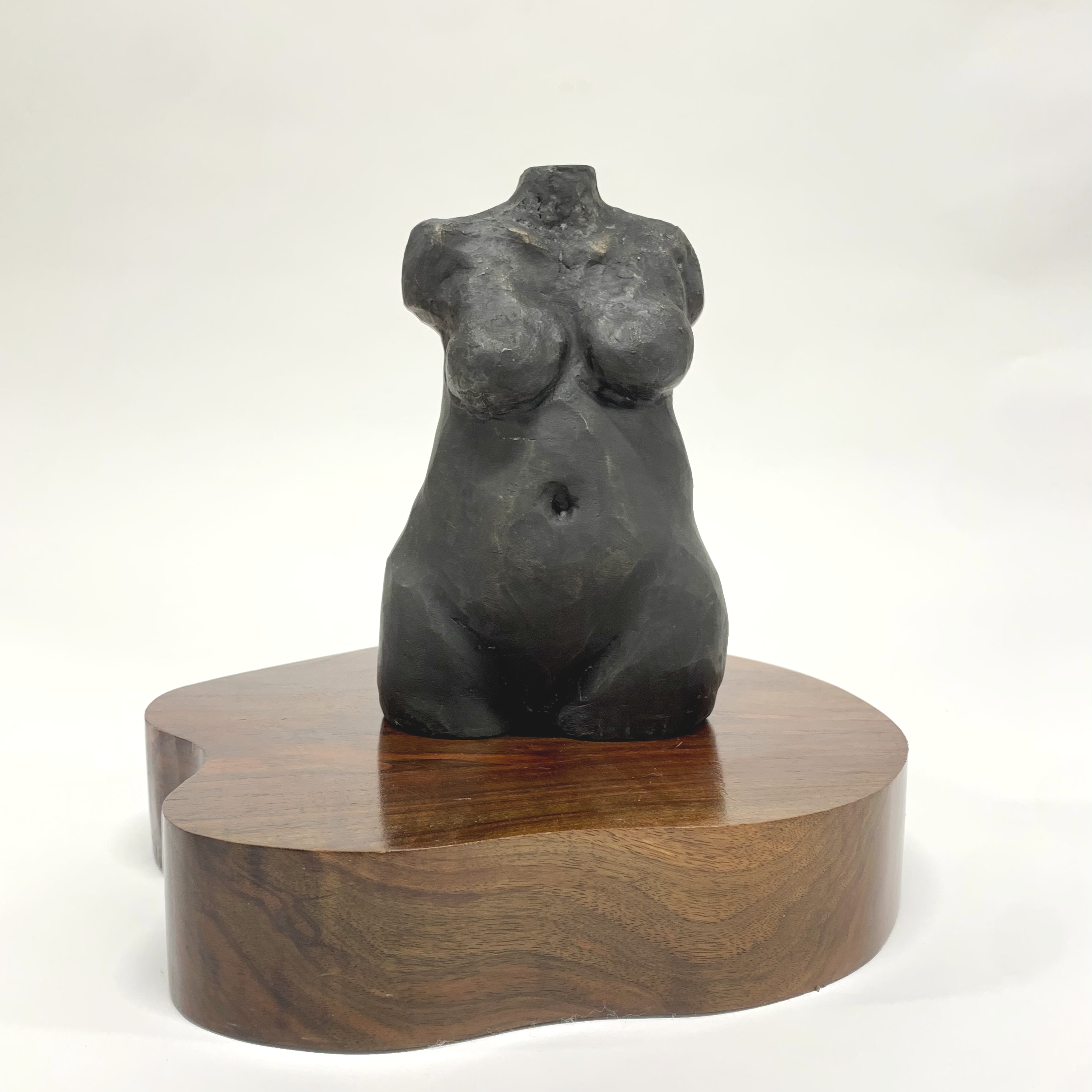 Venus, Bronze and Wood, 11"H x 11"W x 11.25"D, 2023