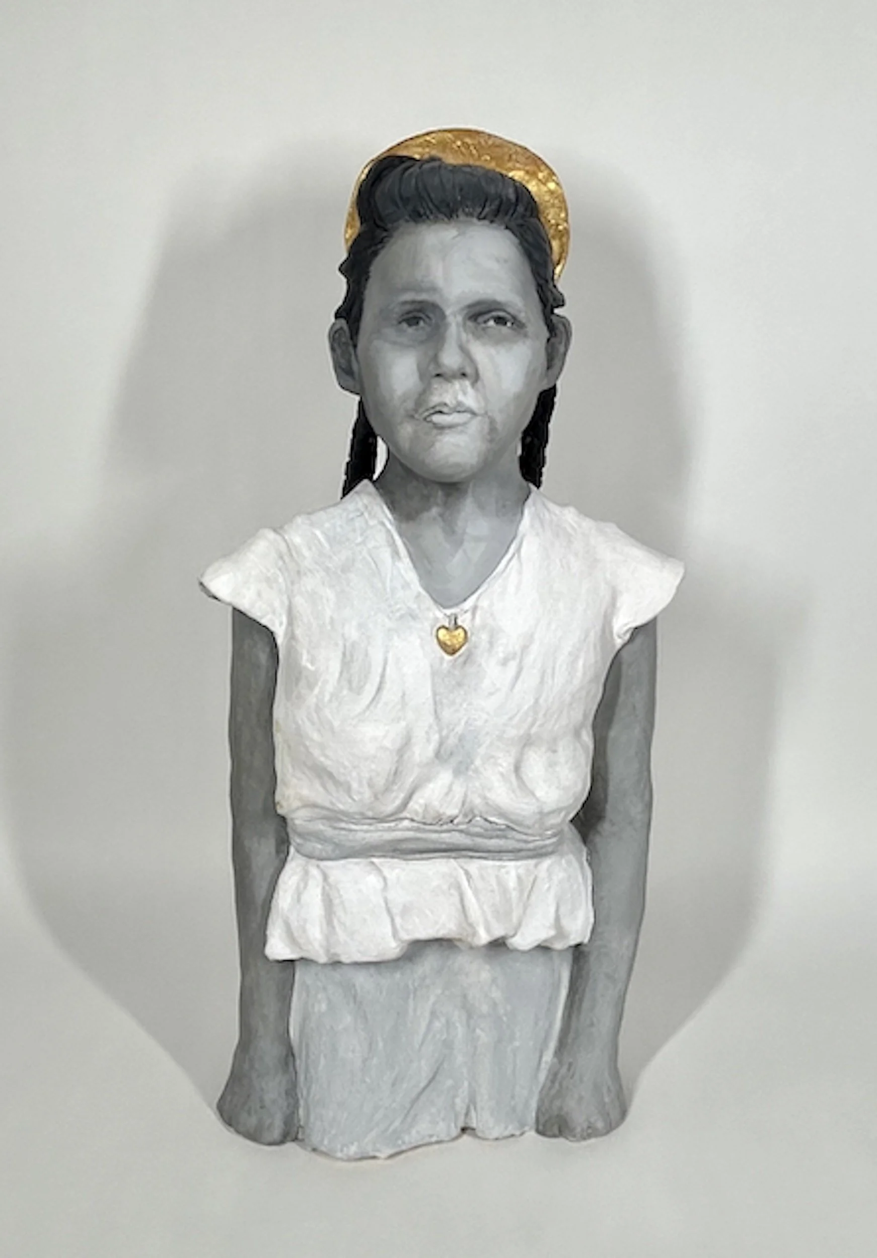 I Thought I Was Hot Shit in That Dress, Painted Stoneware, 25.5"H x 12.75"W x 8.5"D, 2025