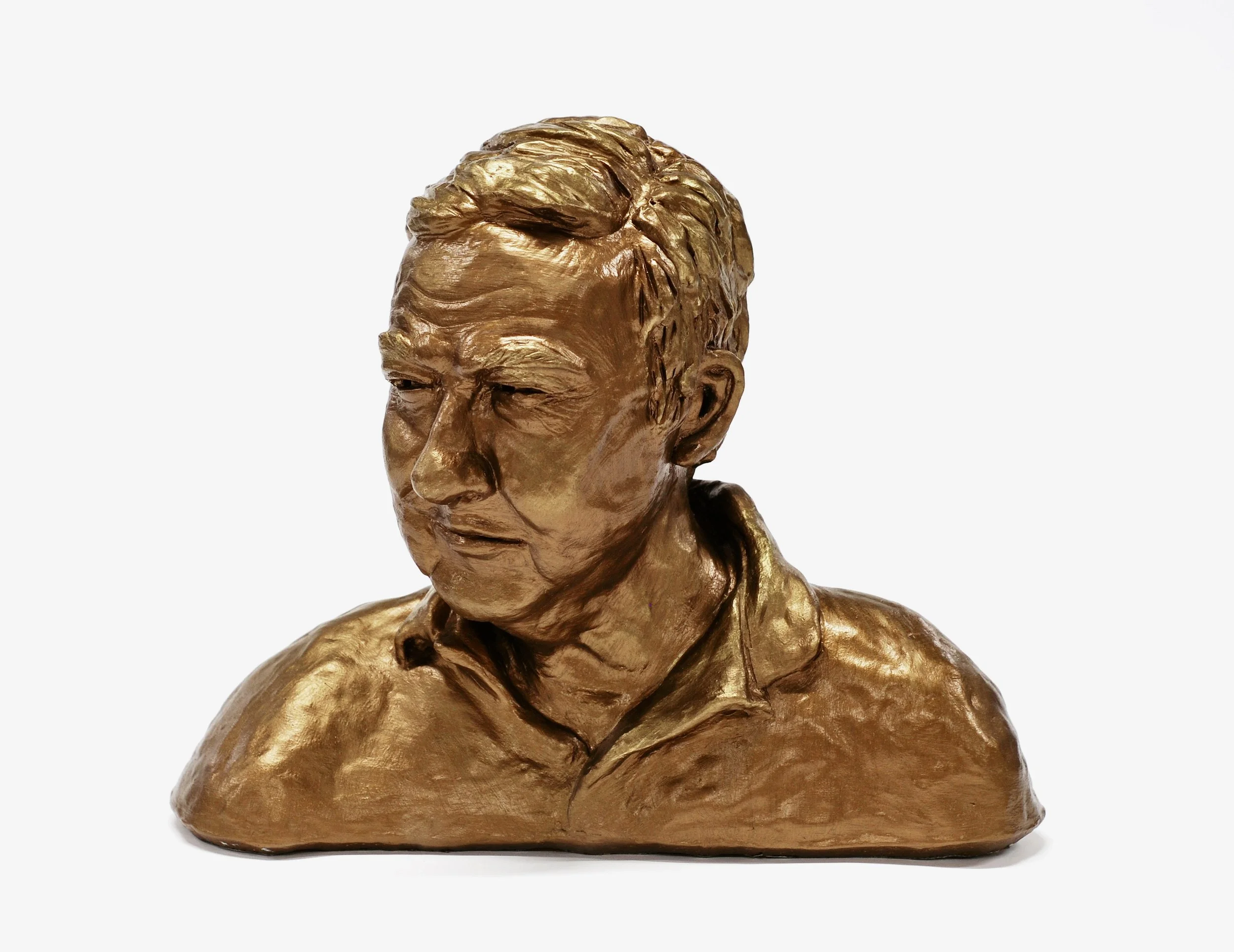 Papa, Painted Earthenware, 14"H x 17"W x 9.5"D, 2021 