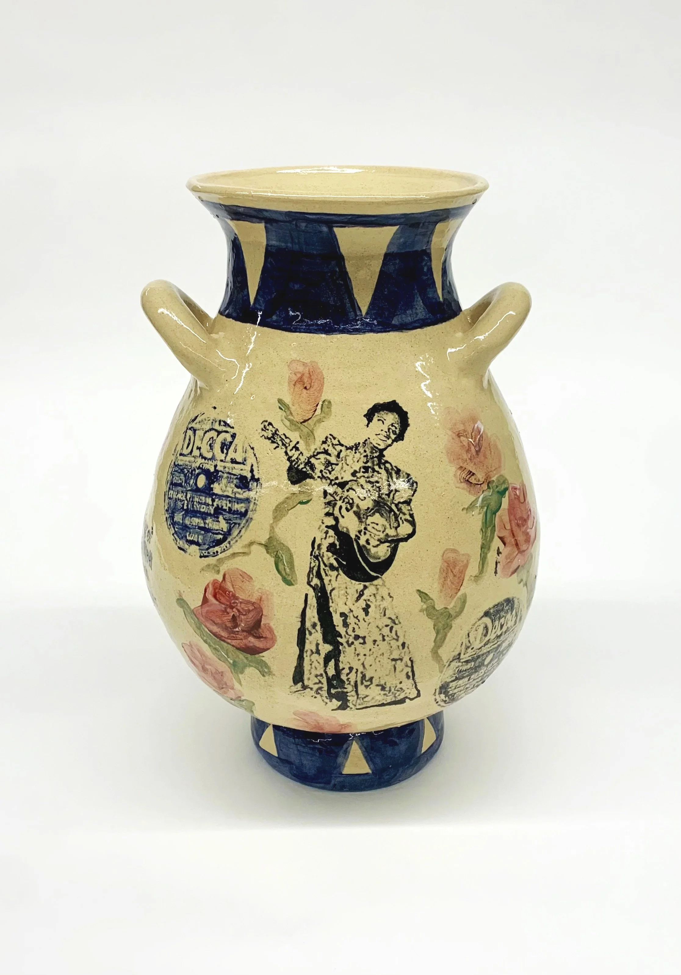 Sister Rosetta Tharpe, Glazed Stoneware, 15.75"H x 11"W x 11"D, 2023