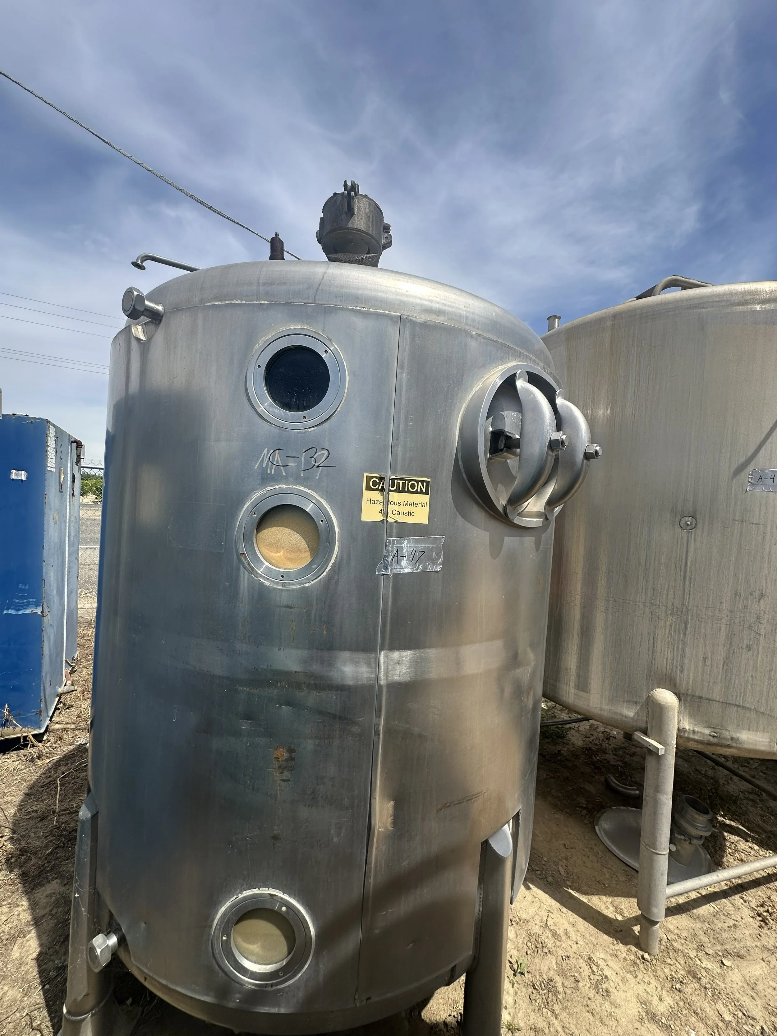 A47 2026 stainless 1500 gallons pressure vessel