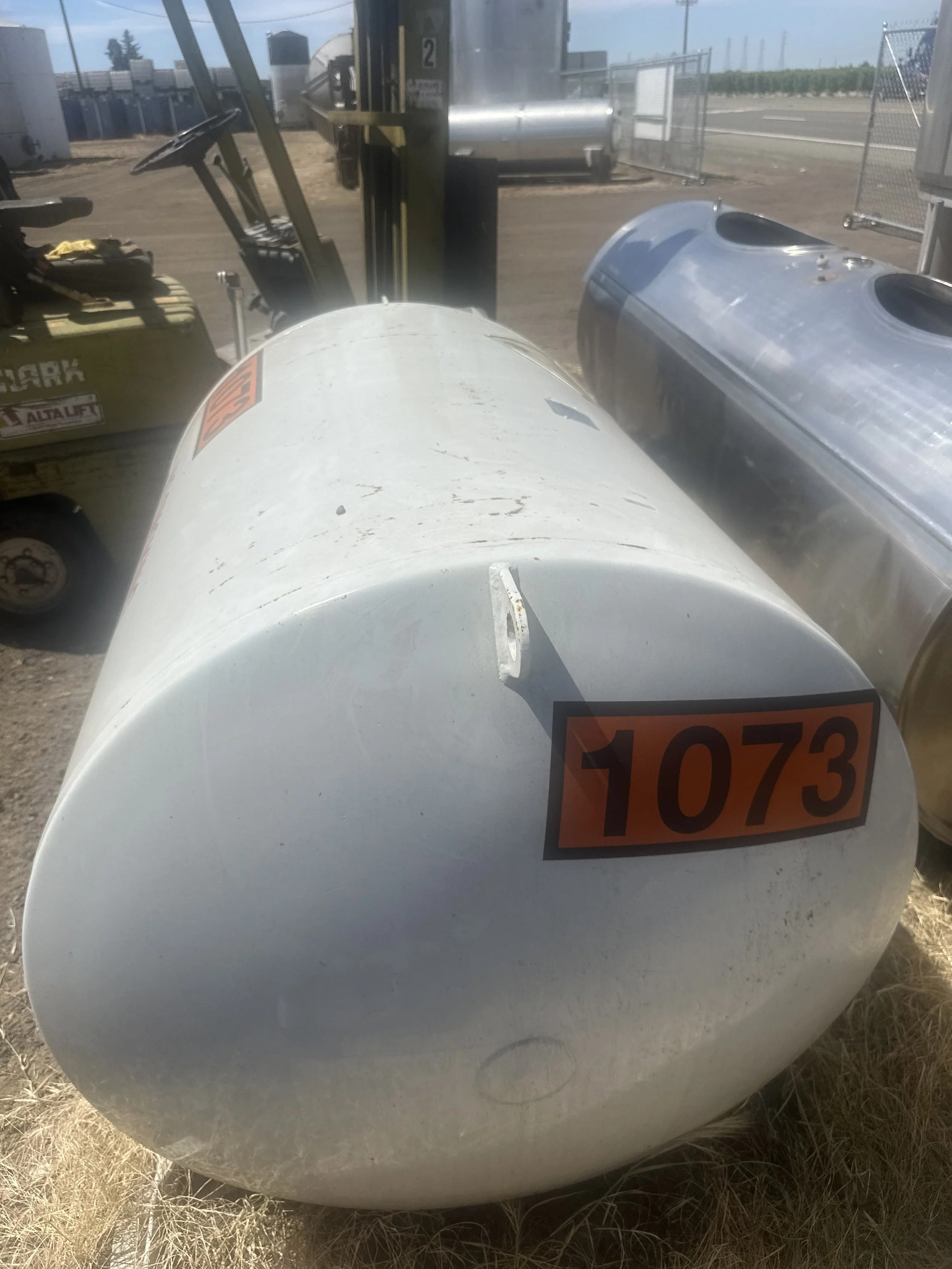 A9 2026: 50 gallon liquid oxygen pressure tank