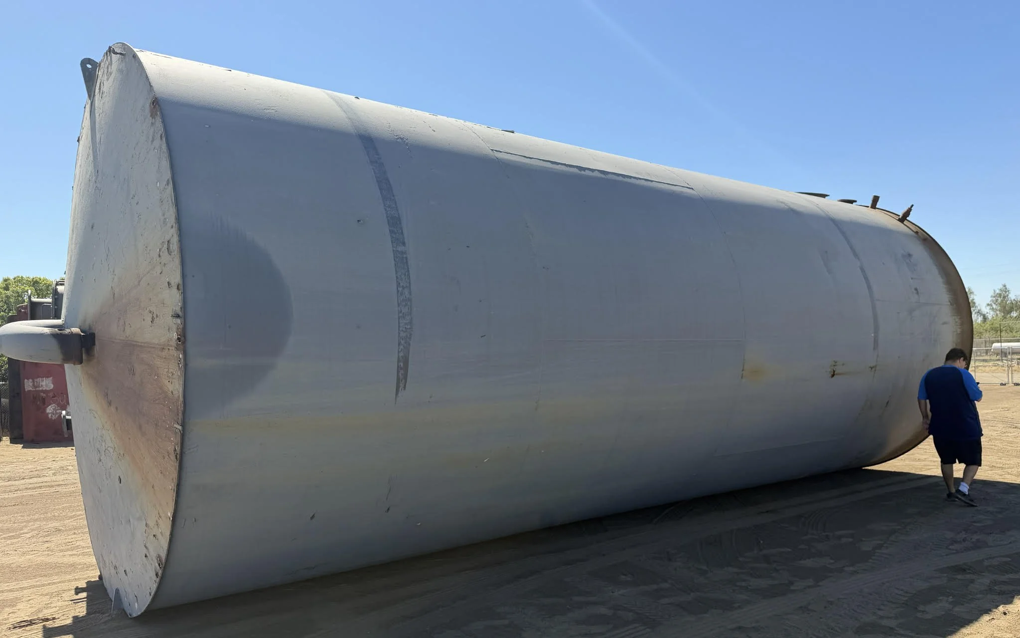 A155 2026 32,000 gallons 
Fuel ,oil,water 13’ dia x32’ tall 