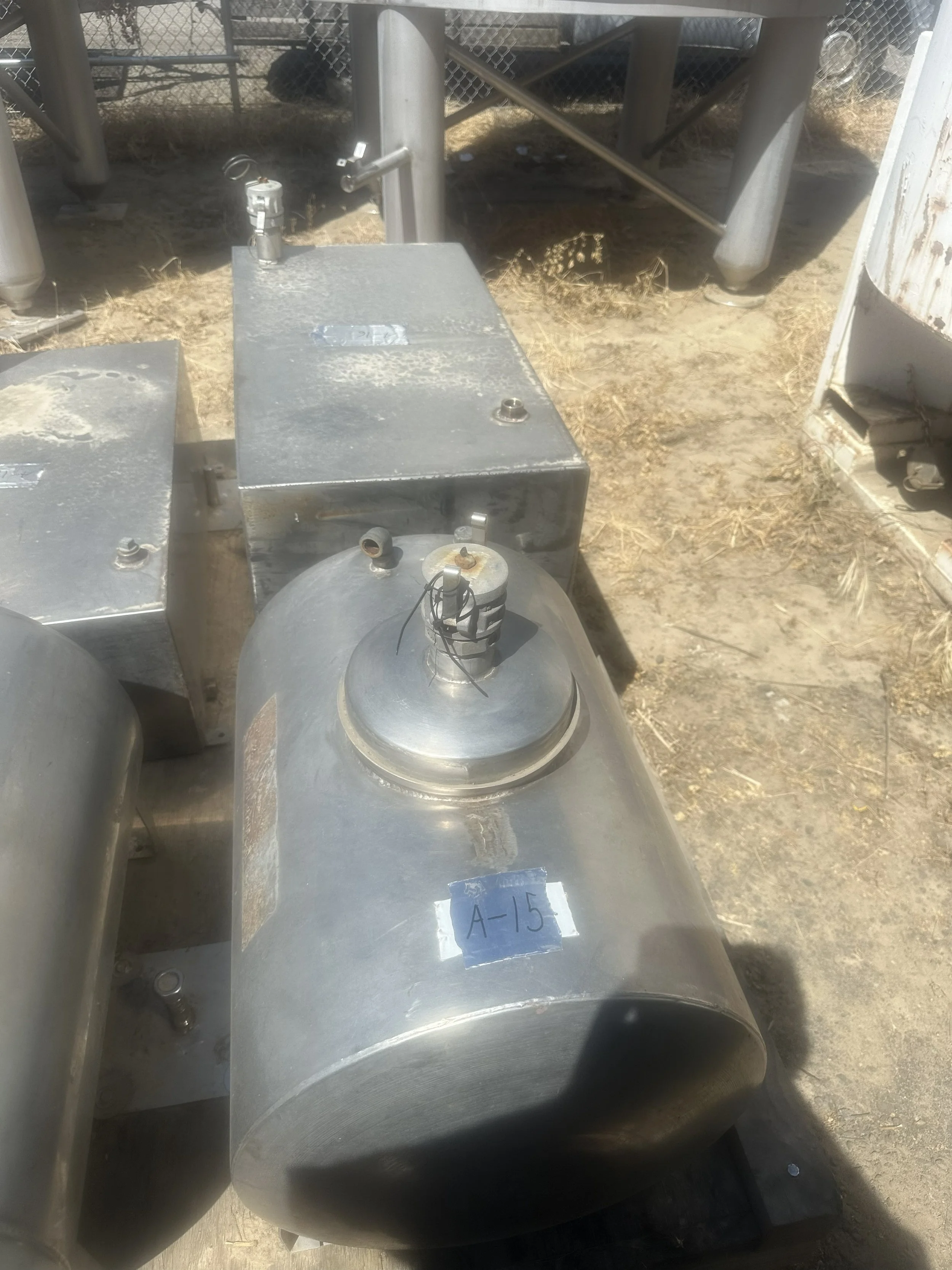 A15 2026 small horizontal stainless steel tank