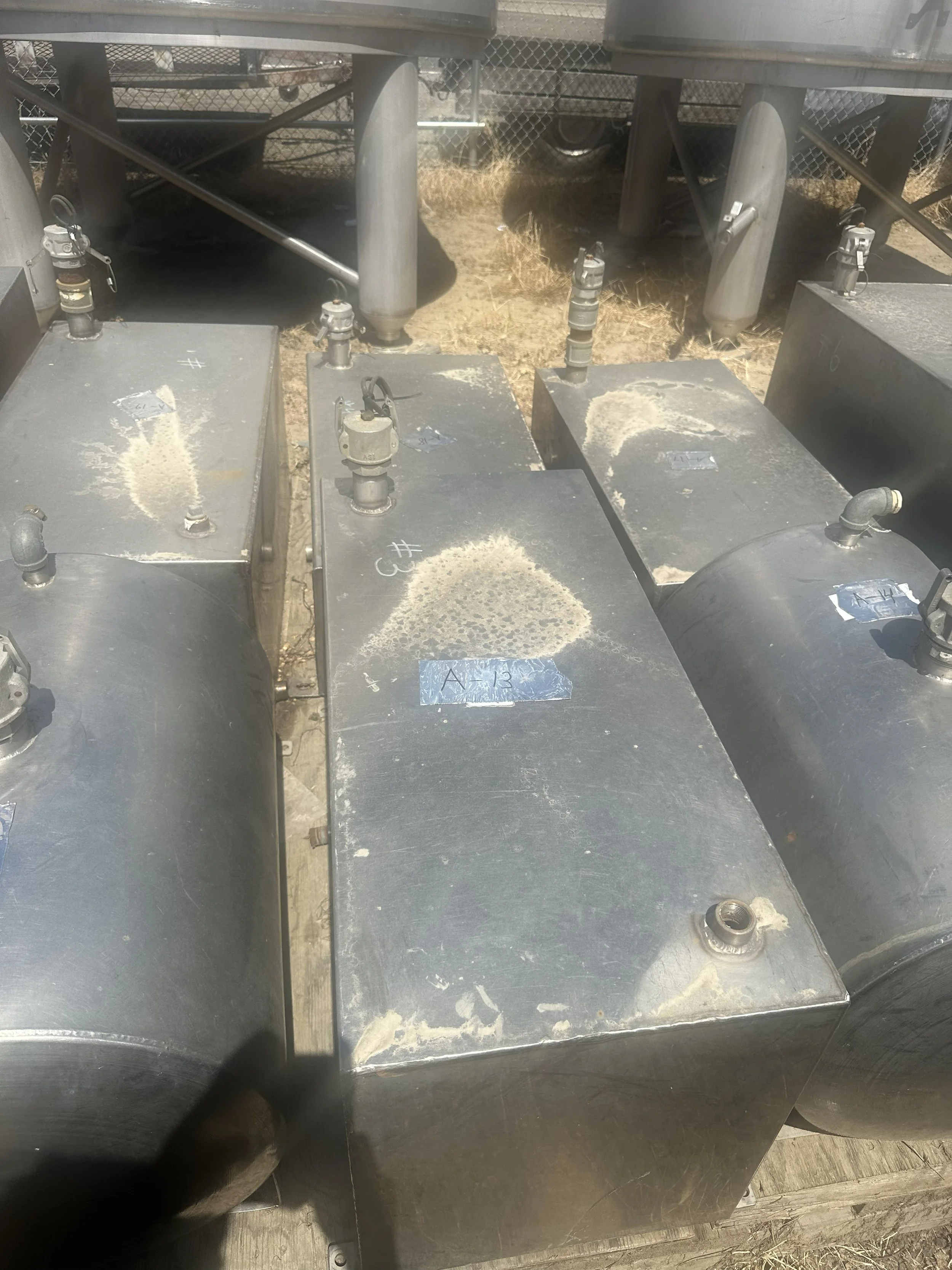 A13 2026 square stainless steel tank small
