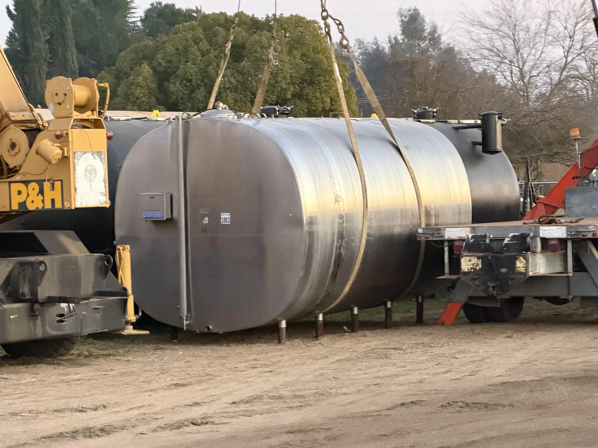 A23: 5,000 Gallon Stainless Steel Processing Tank