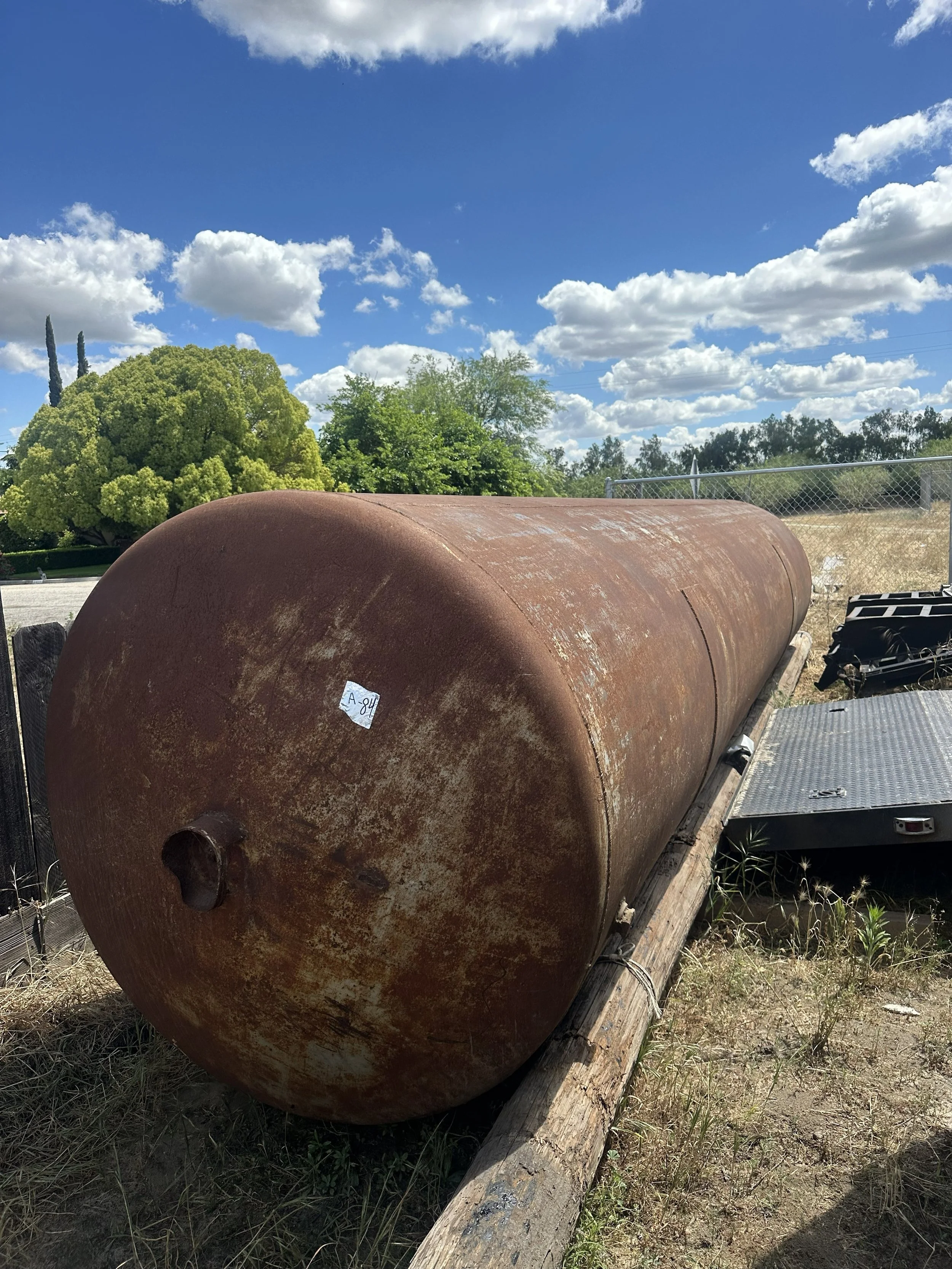 A84 2026 3,000 horizontal butane tank