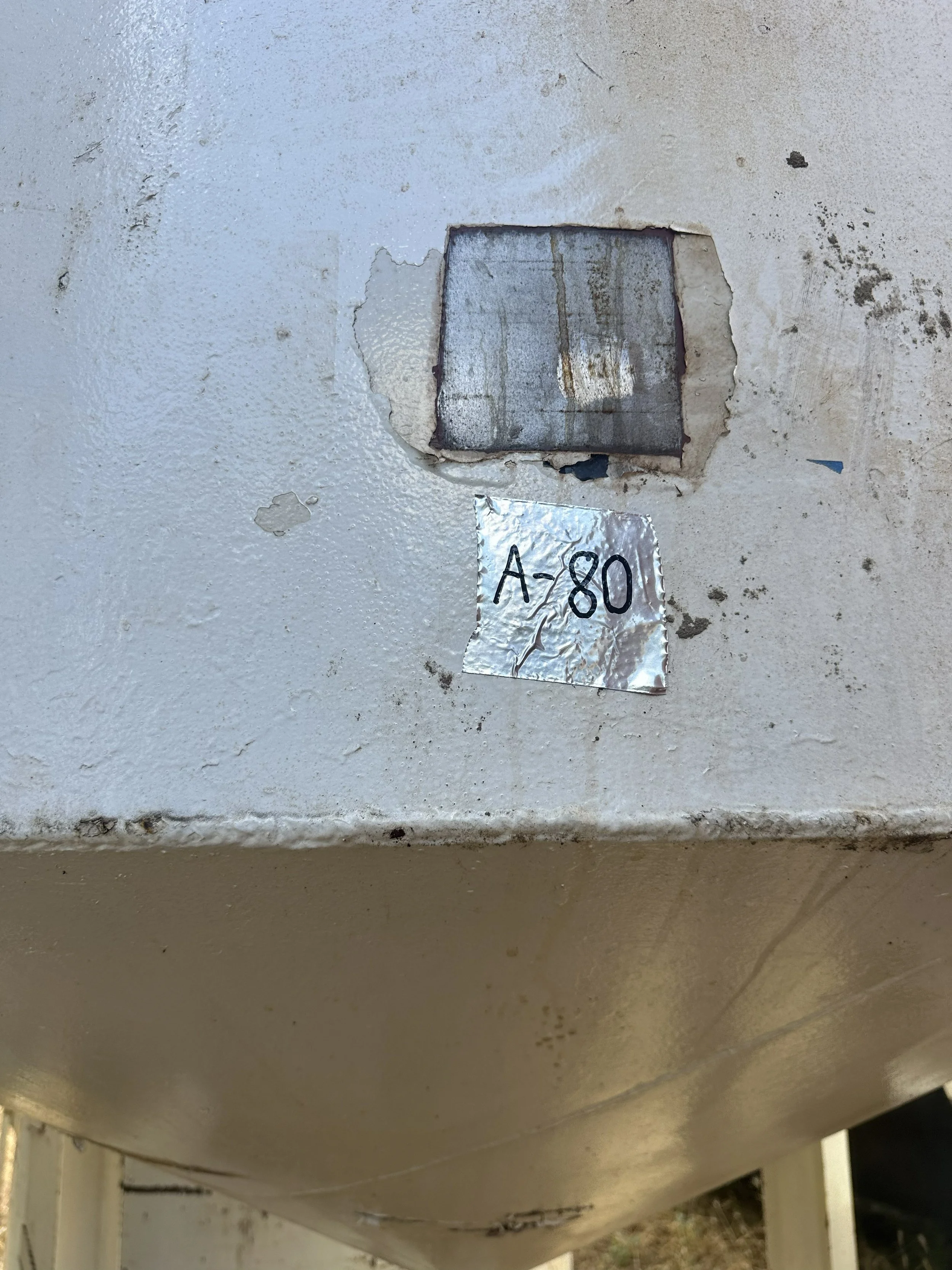 A80 2026 3,500 gallons lube oil tank