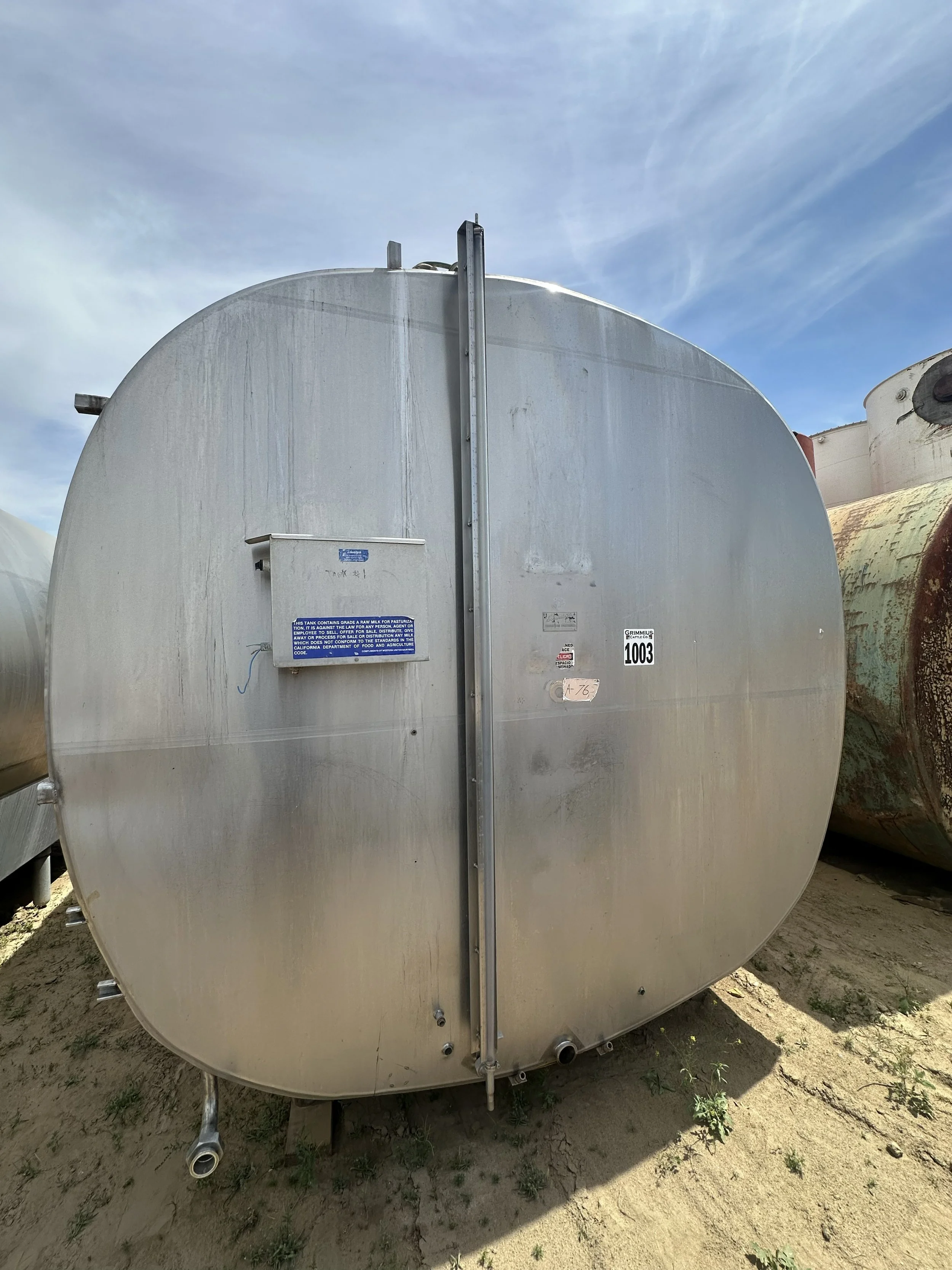 A76 2026 stainless 5000 gallons insulated  