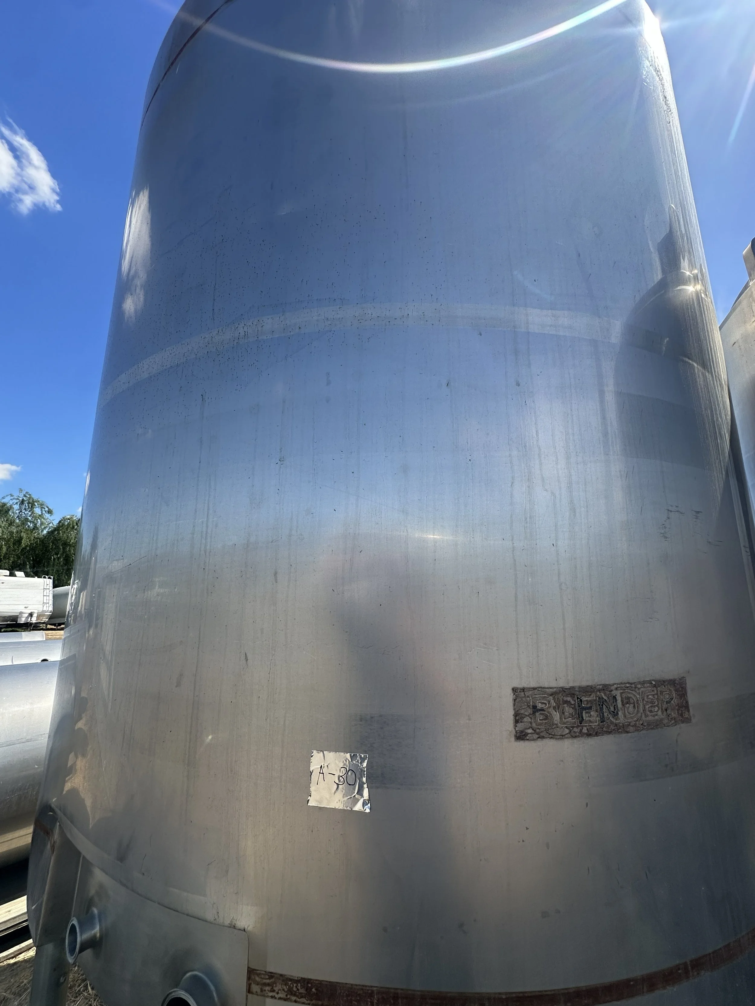 A30 2026 2,000 gallons food grade tank never used