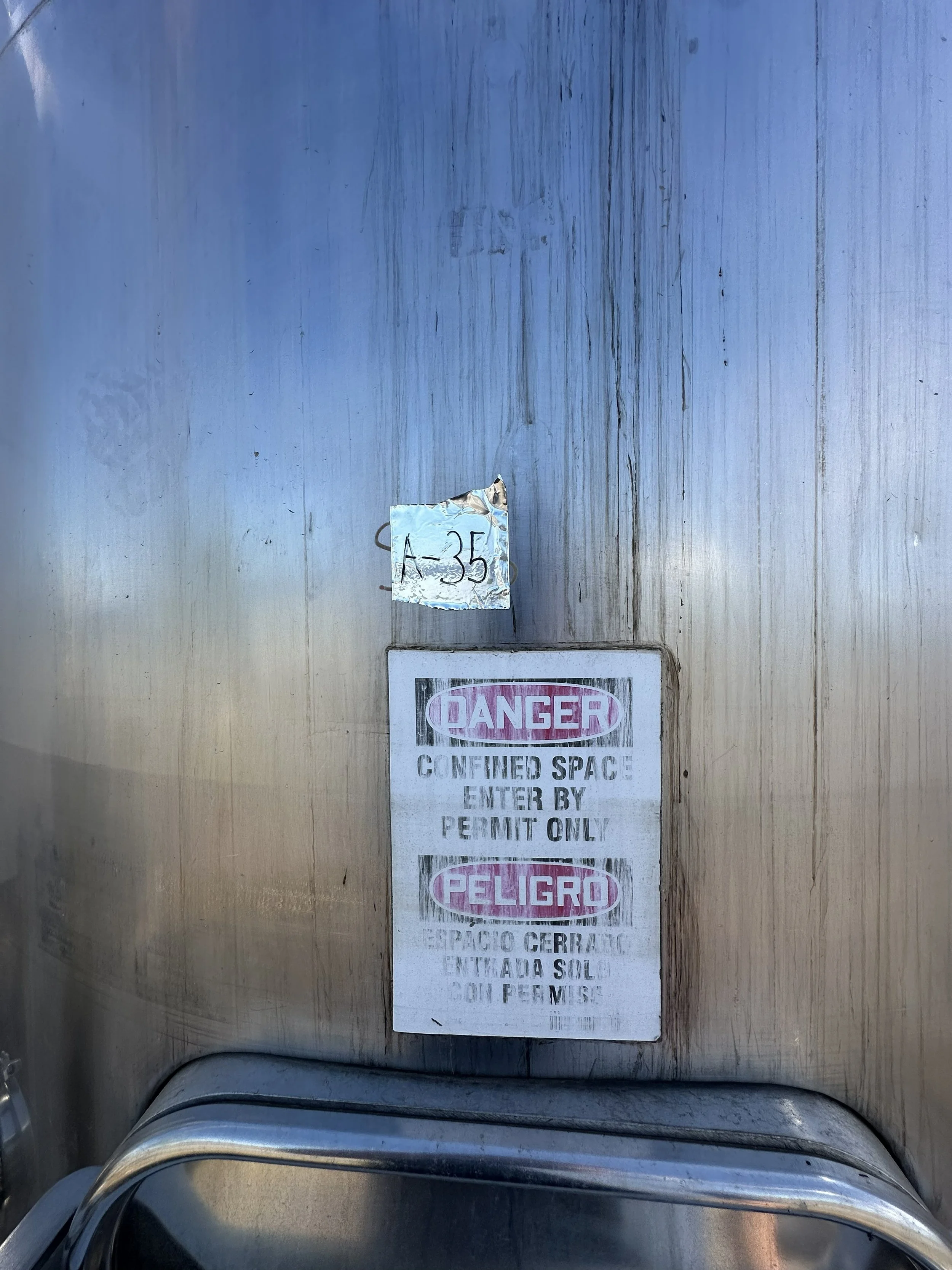 A35 2026 stainless 1,500 gallons coned bottom food grade