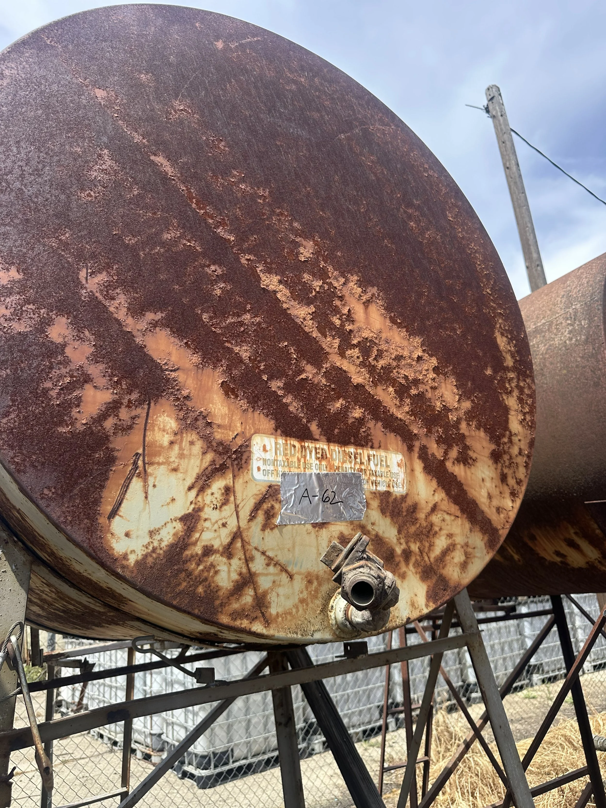 A62 2026 300 gallon fuel tank on stand
