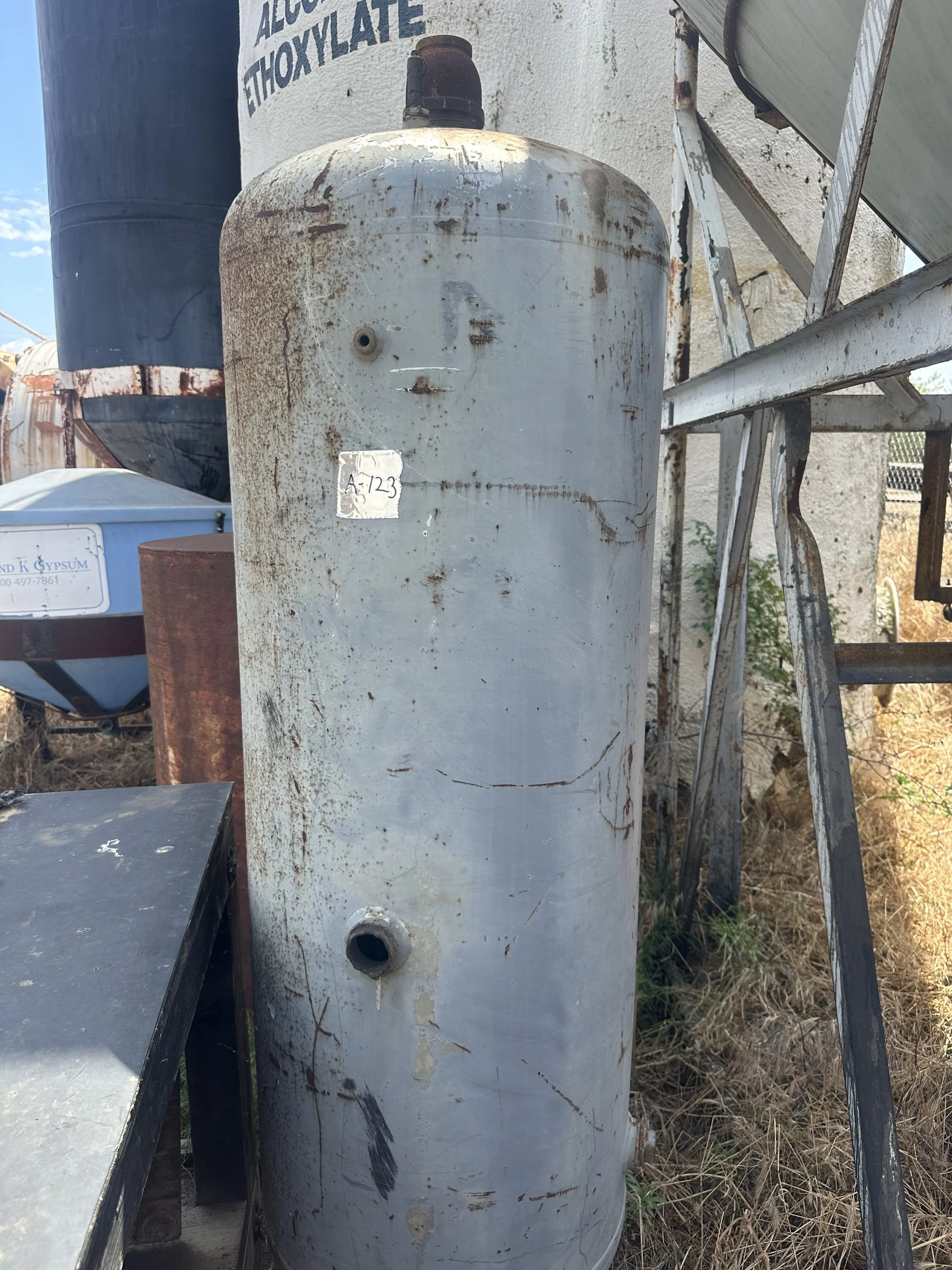 A117 2026: 120 gallon oil tank.