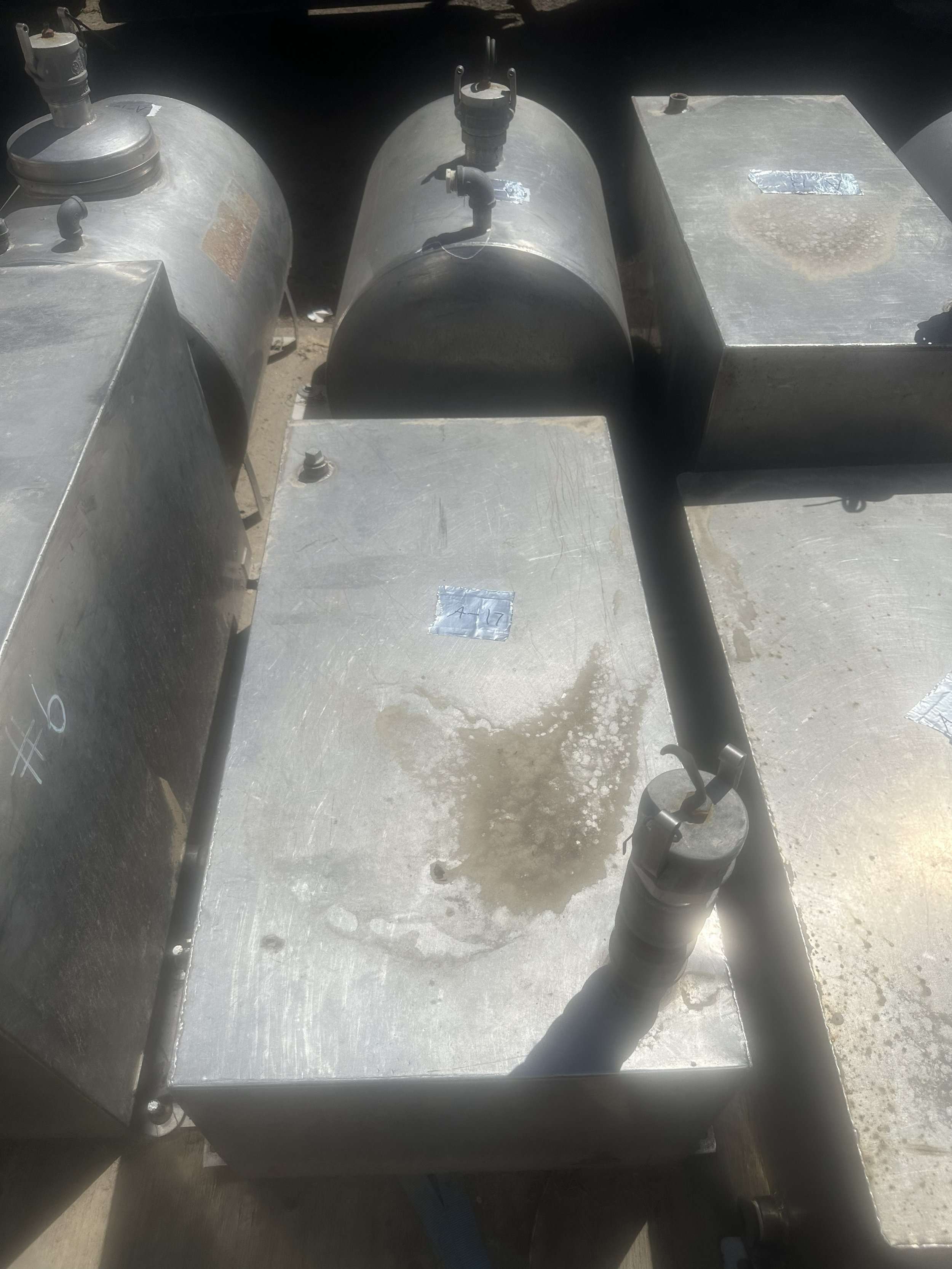 A17 2026 square stainless steel tank small