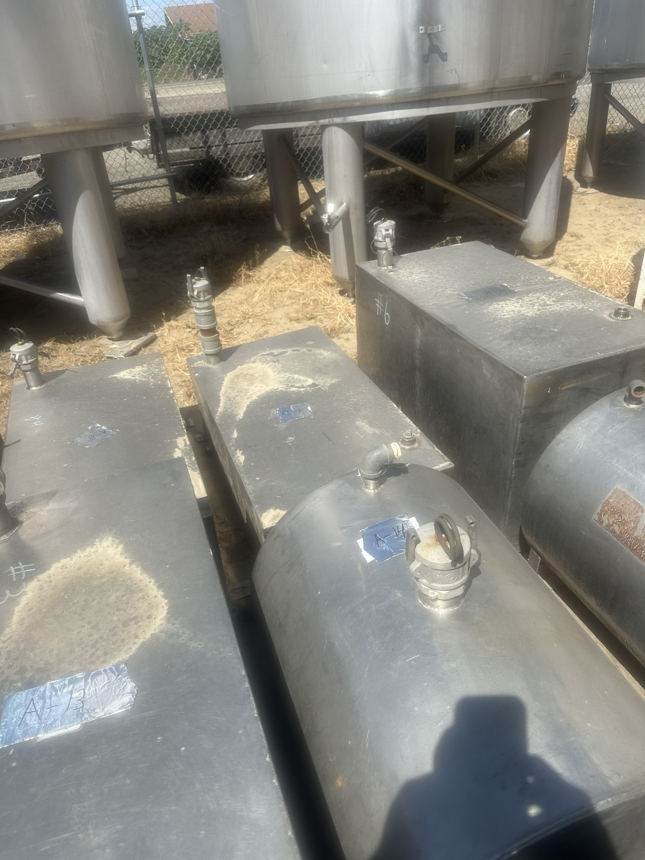 A14 2026 small horizontal stainless steel tank