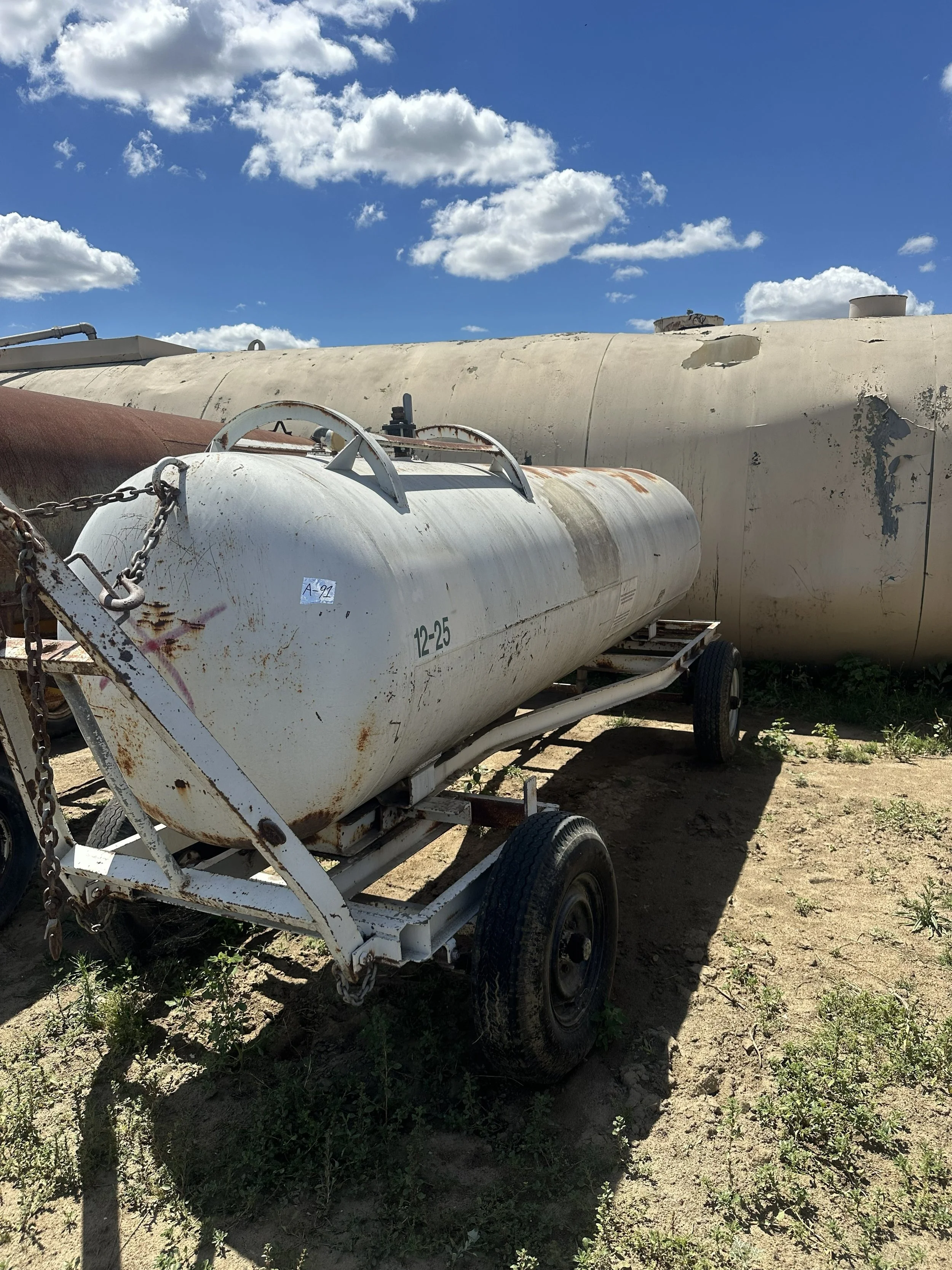 A91 2026 1,000 gallon anhydrous ammonia pressure vessel