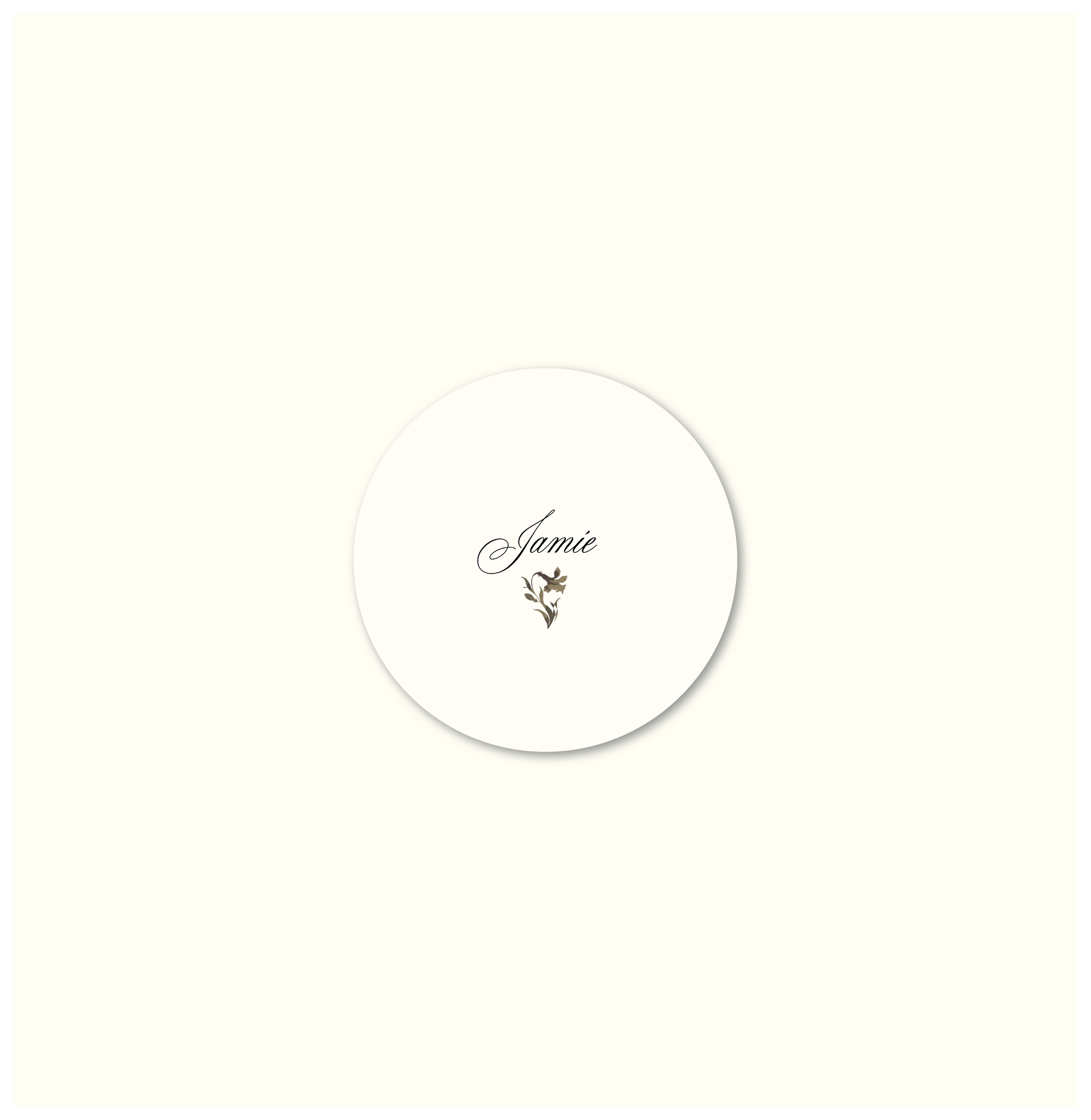 La Fleur Nouvelle Coaster Template (Option B)