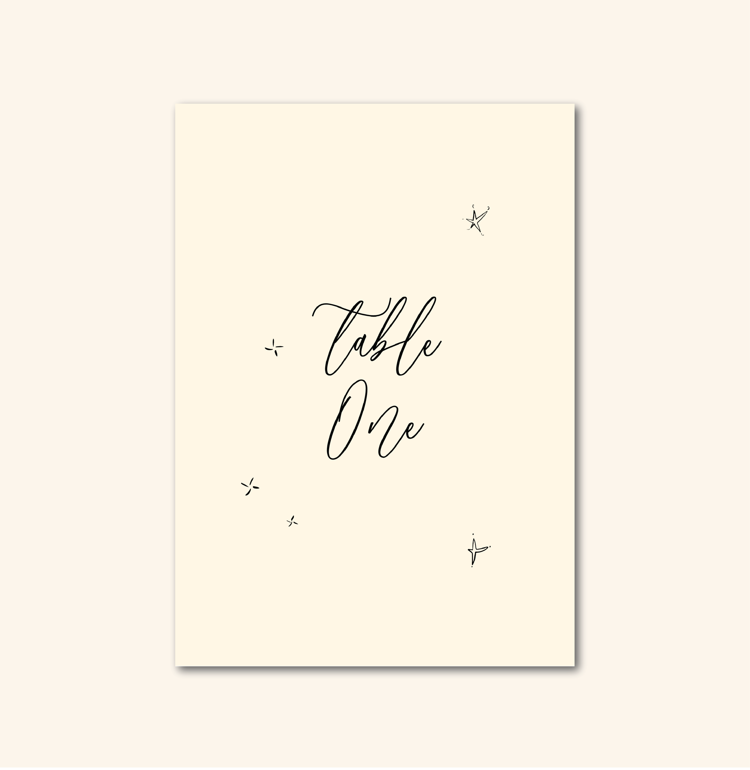 Davies Table Number Template (Option C)