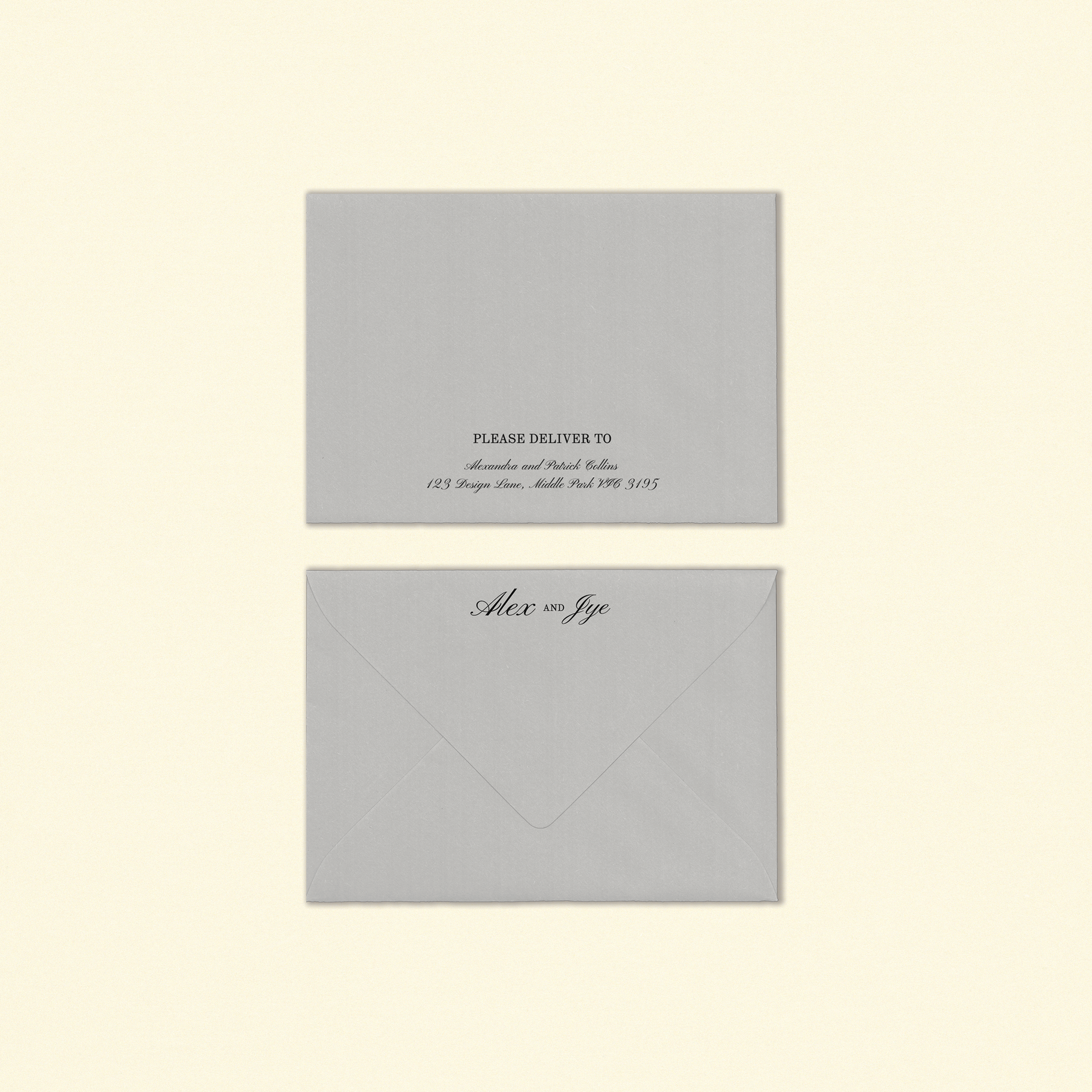 Davidson Standard Envelope Template (Option B)