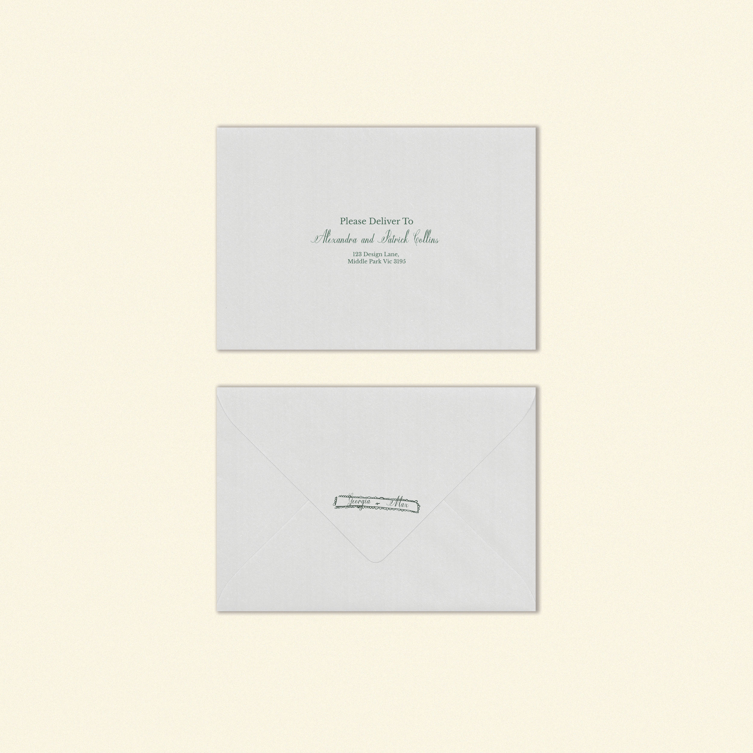 Hayes Standard Envelope Template (Option D)