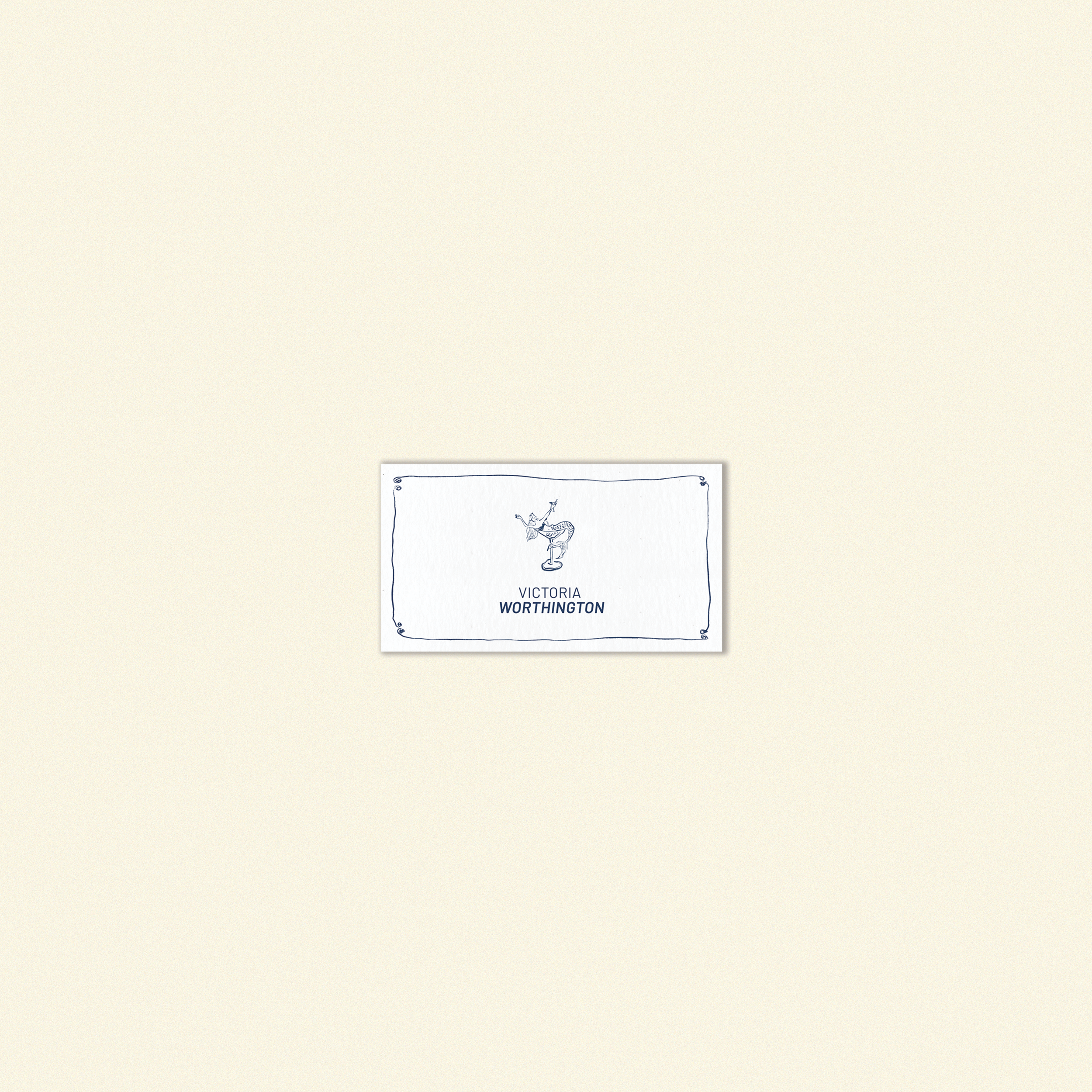 W.B Yeats Place Card Template (Option D)