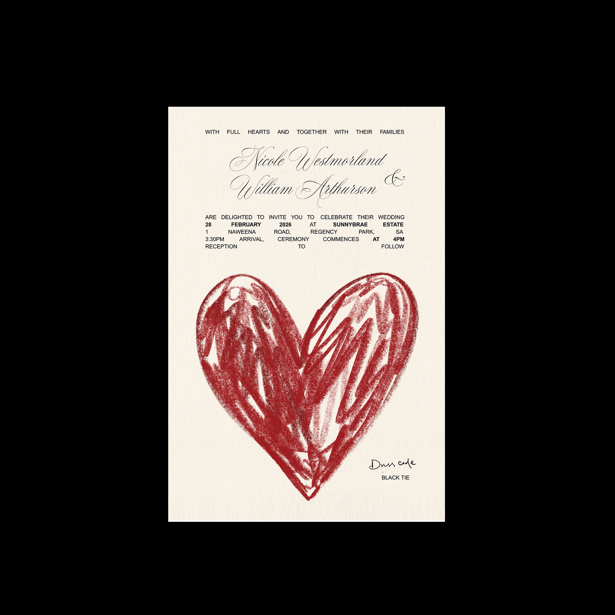 Edgar Allan Poe Invitation Template (Option A)