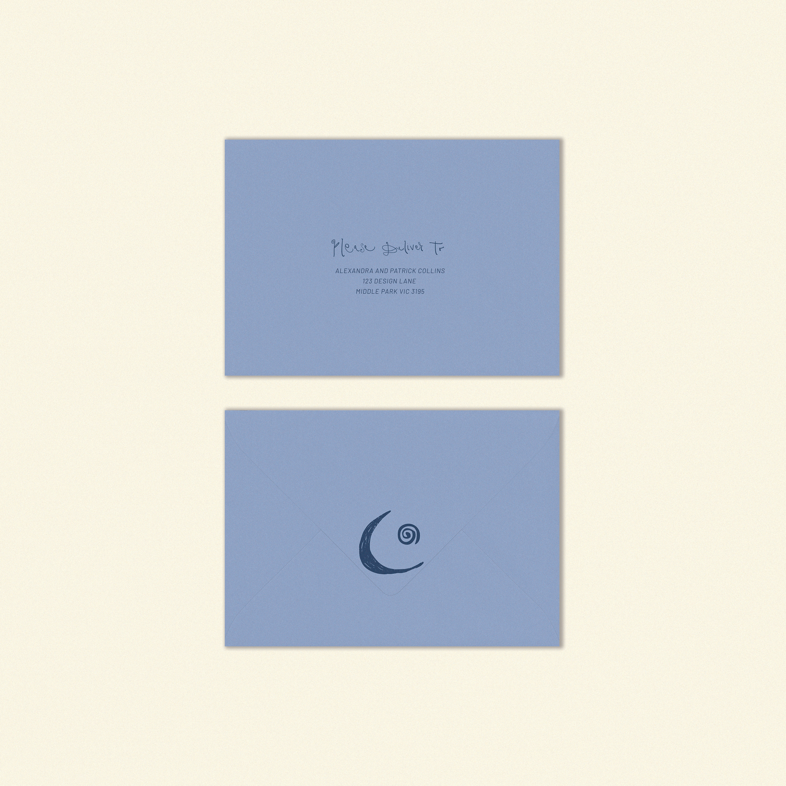 W.B Yeats 130x190mm Envelope Template (Option D)