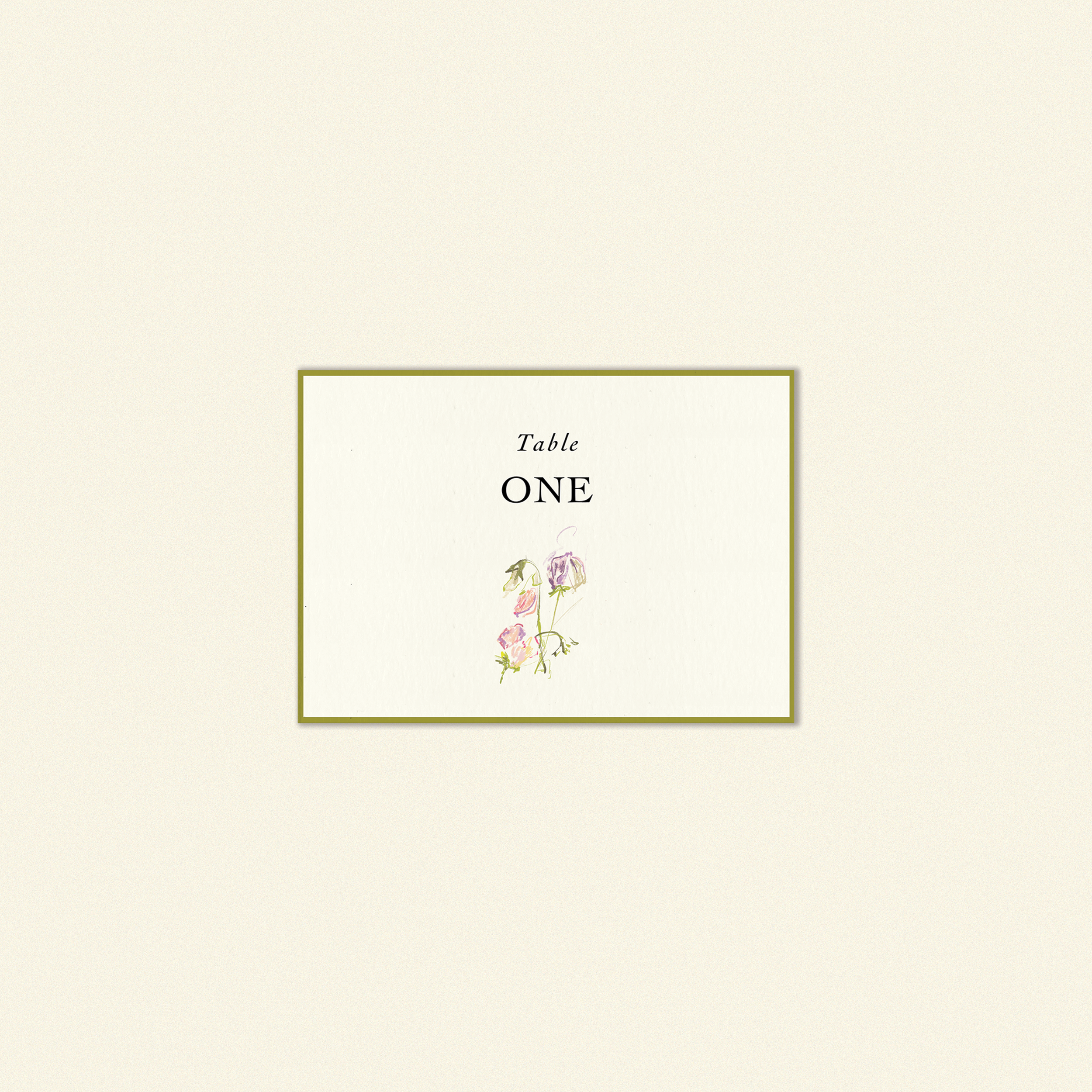 E.E Cummings Table Number Template (Option A)