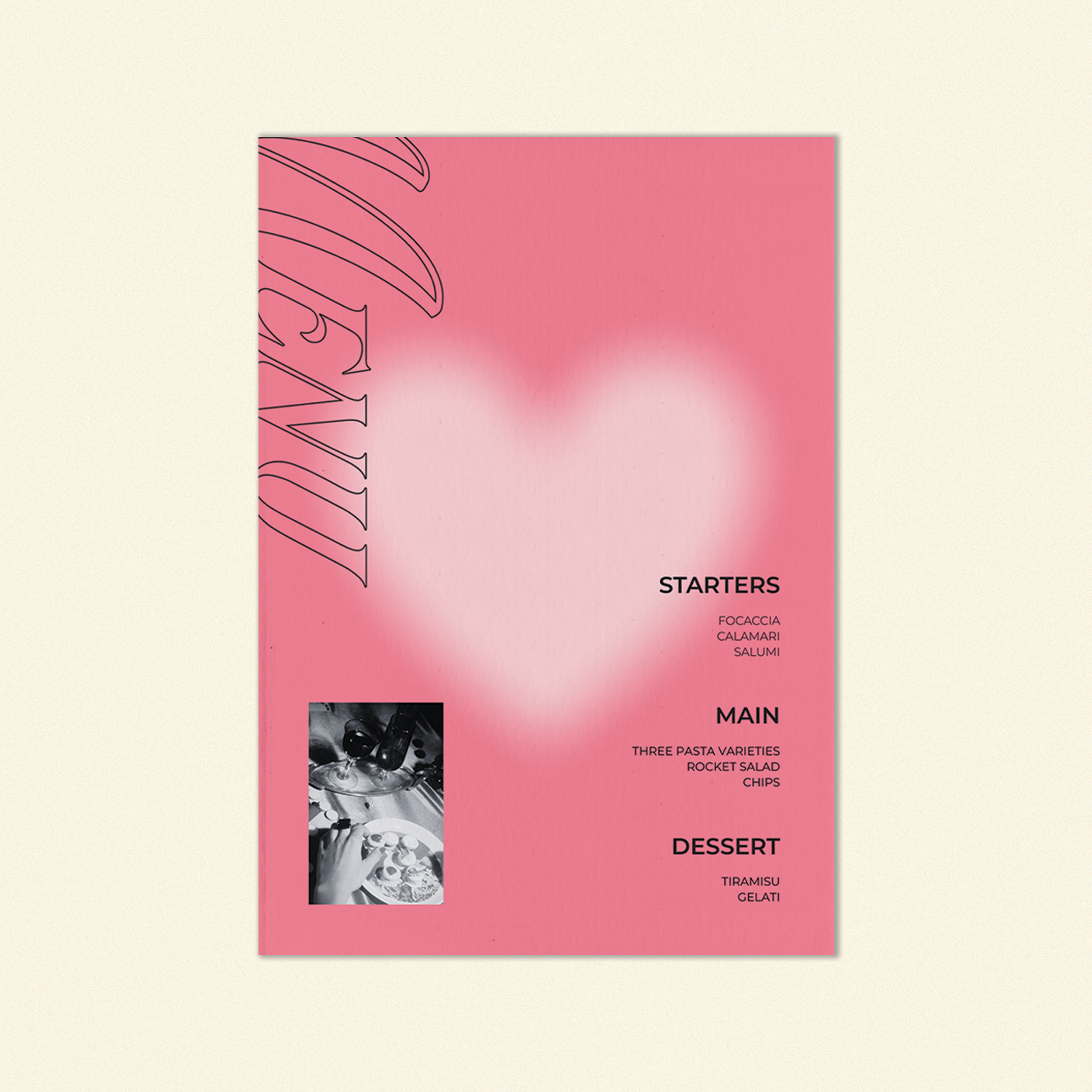 Y2K Food Menu Template (Option B)