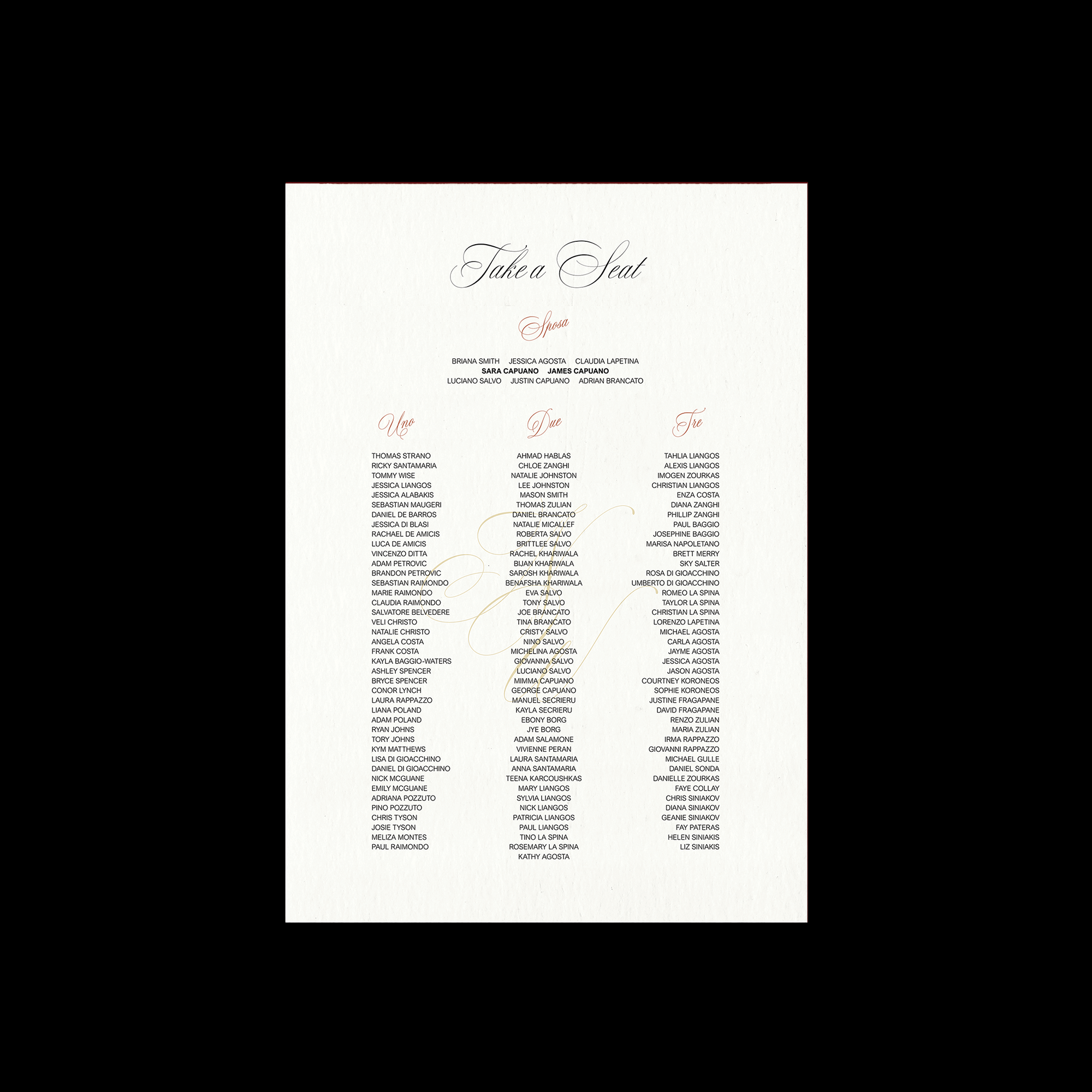 Edgar Allan Poe Seating Chart Template (Option B)