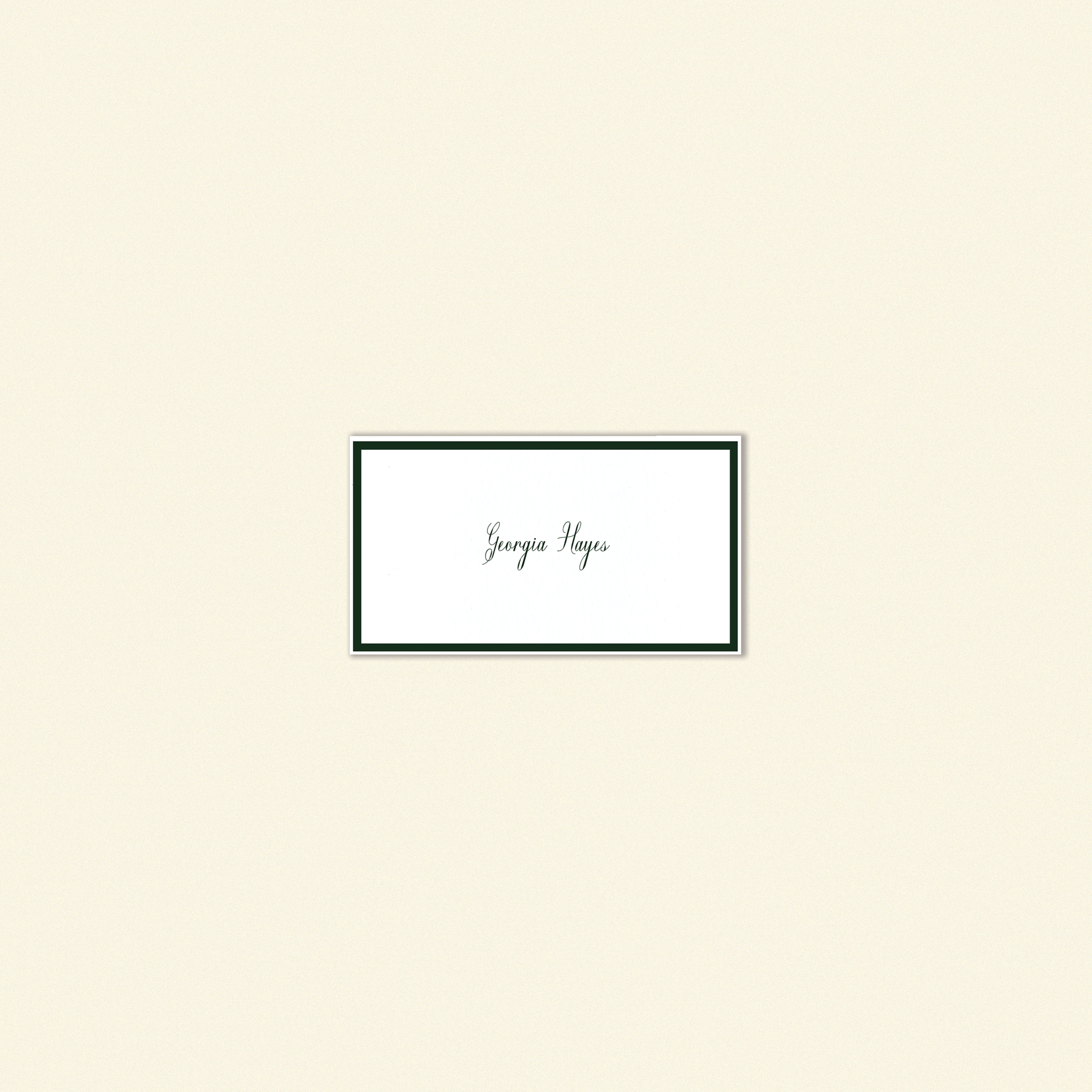 Hayes Place Card Template (Option D)
