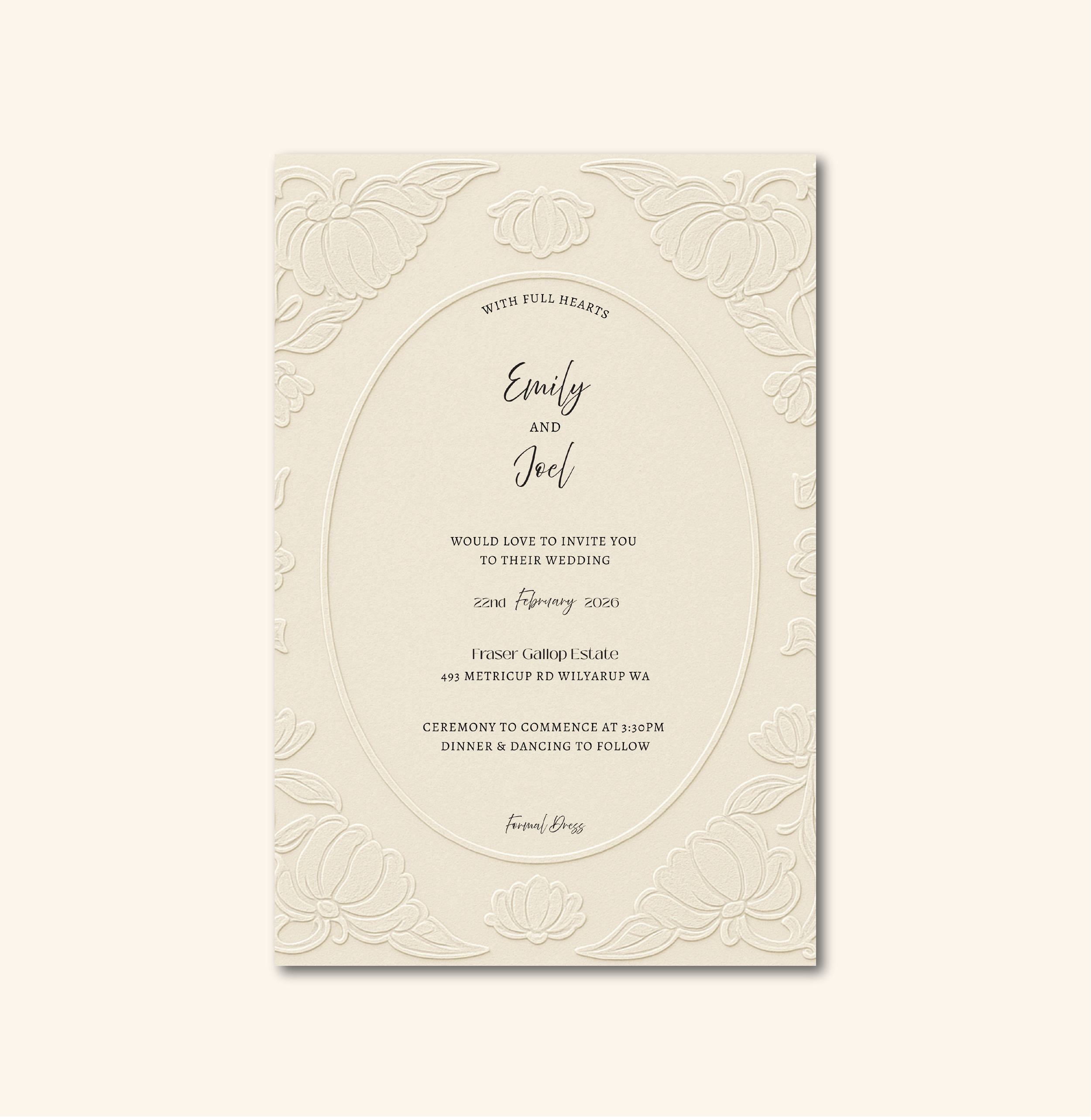 Davies Invitation Template (Option A)