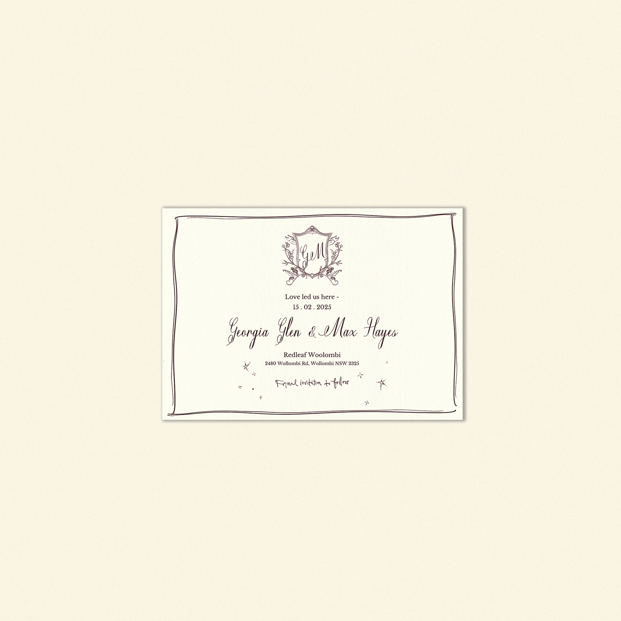 Hayes Save The Date Template (Option C)