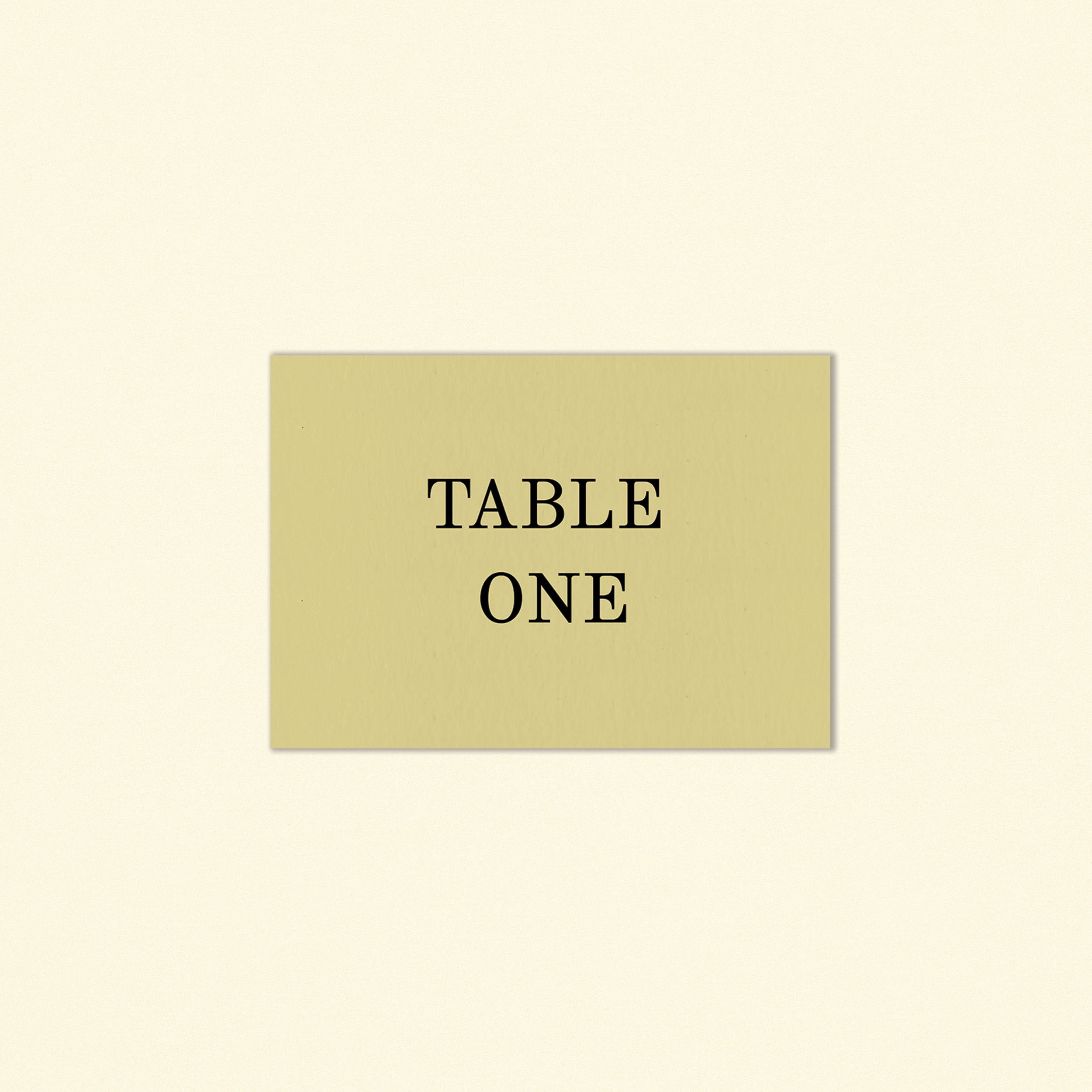 The Davidson Table Number Template (Option B)