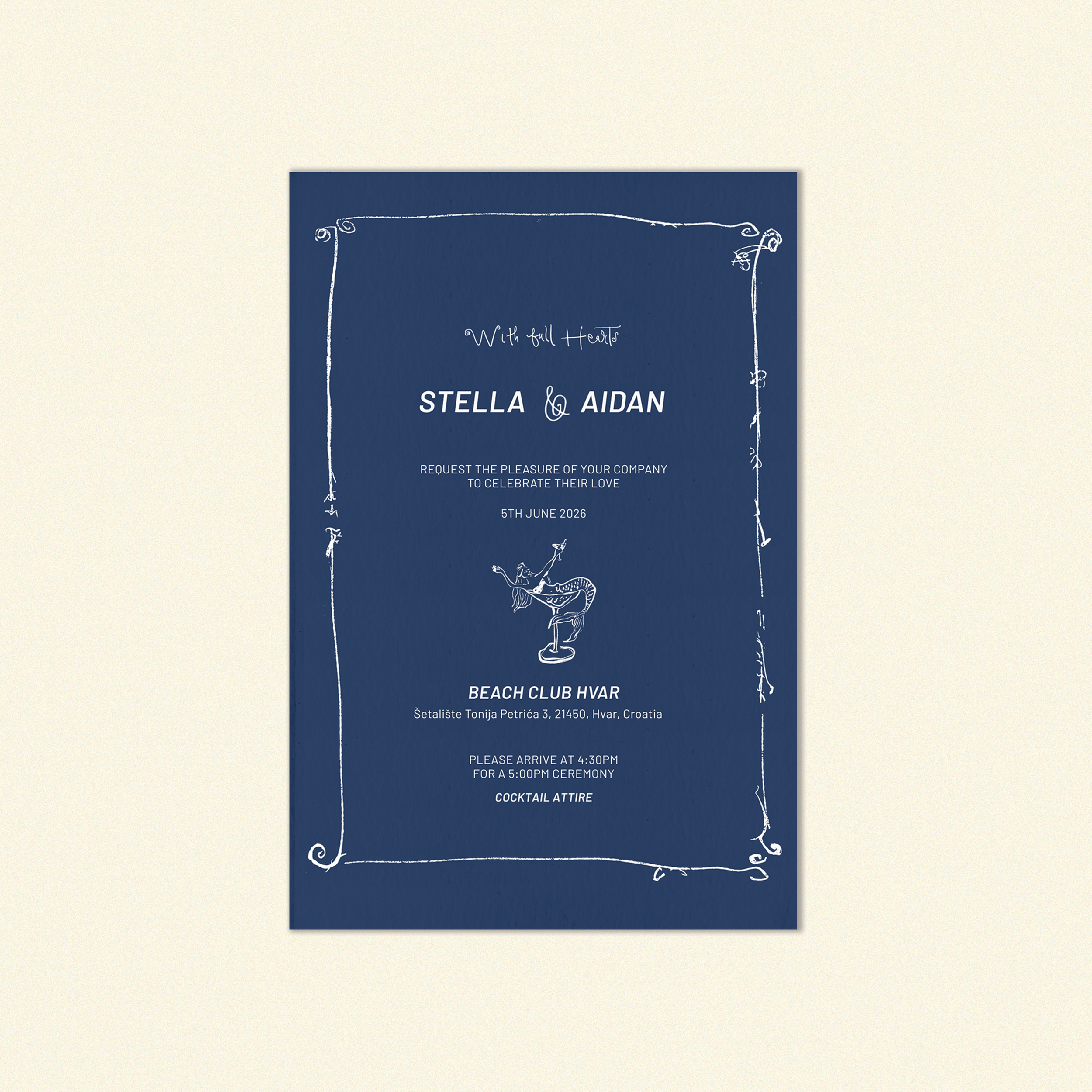 W.B Yeats Invitation Template (Option B)