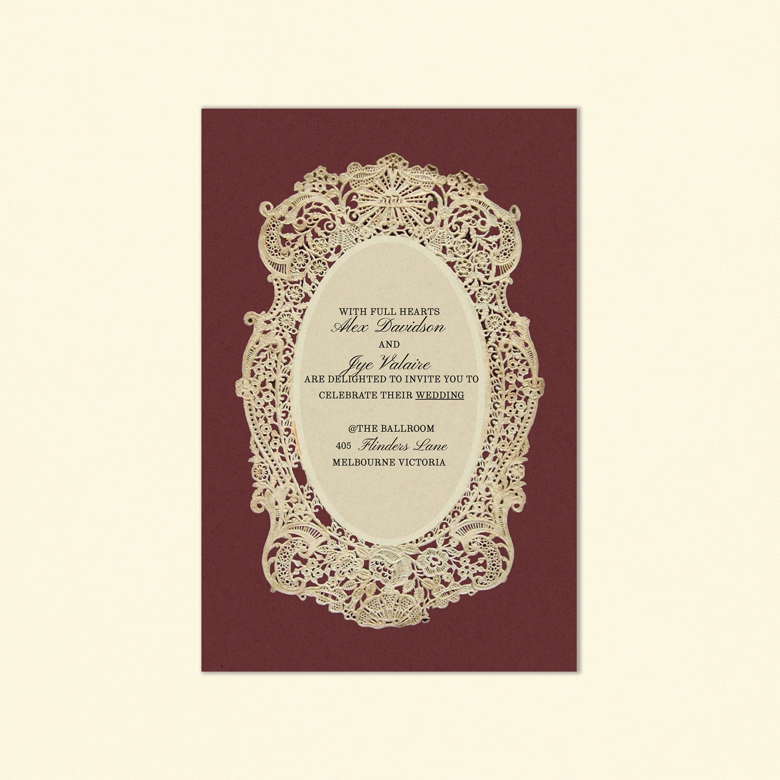 Davidson Invitation Template (Option D)