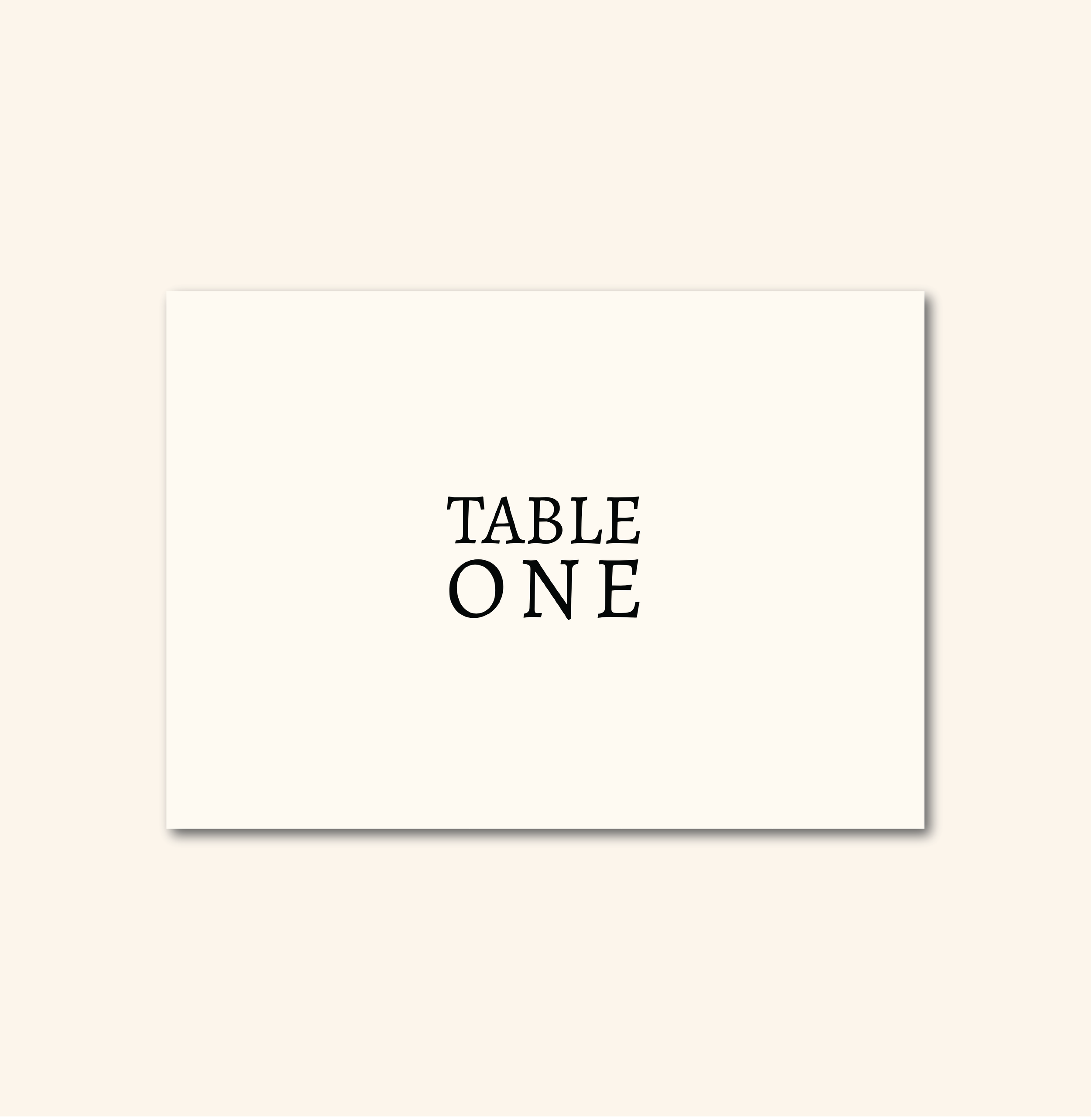 Davies Table Number Template (Option B)