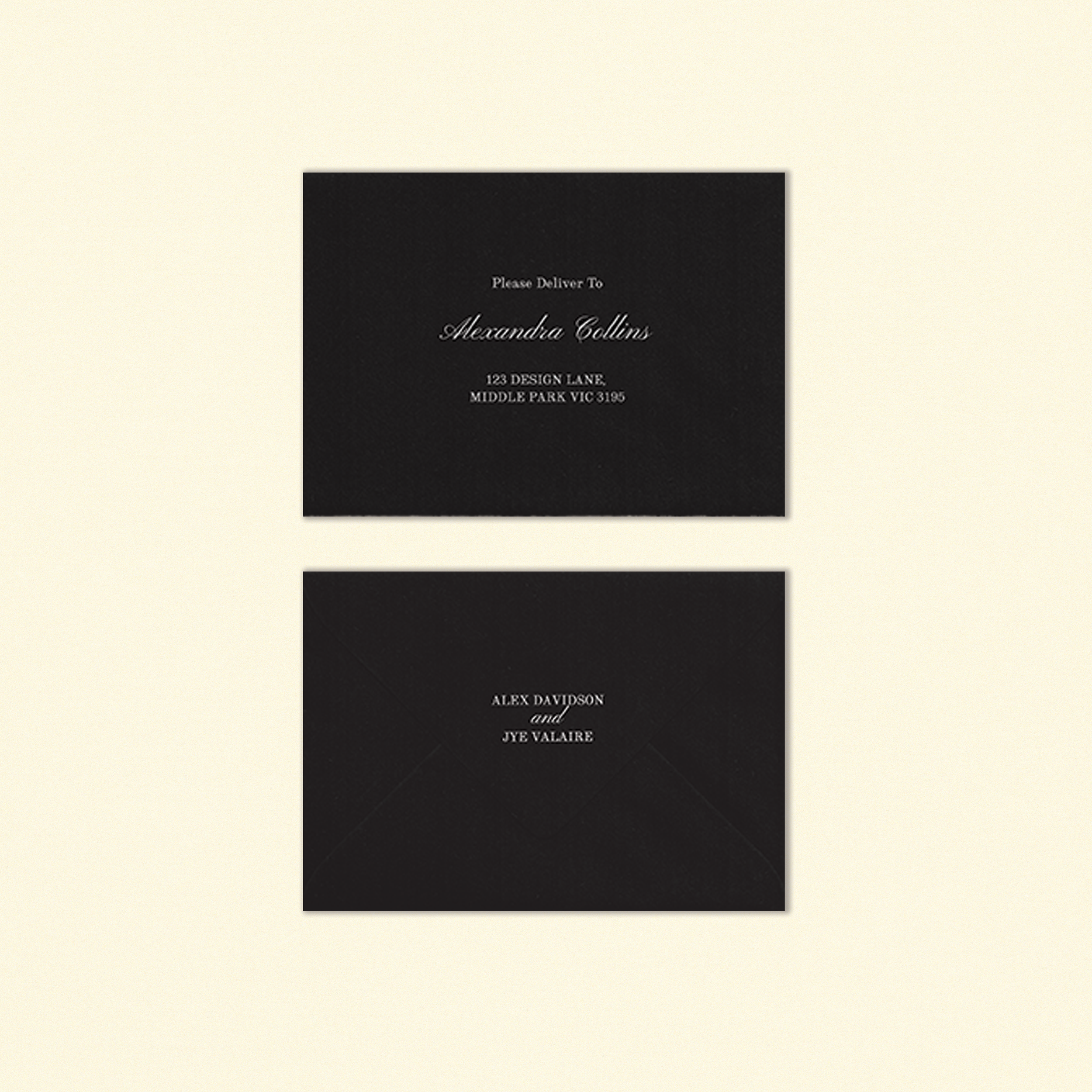 Davidson Standard Envelope Template (Option D)