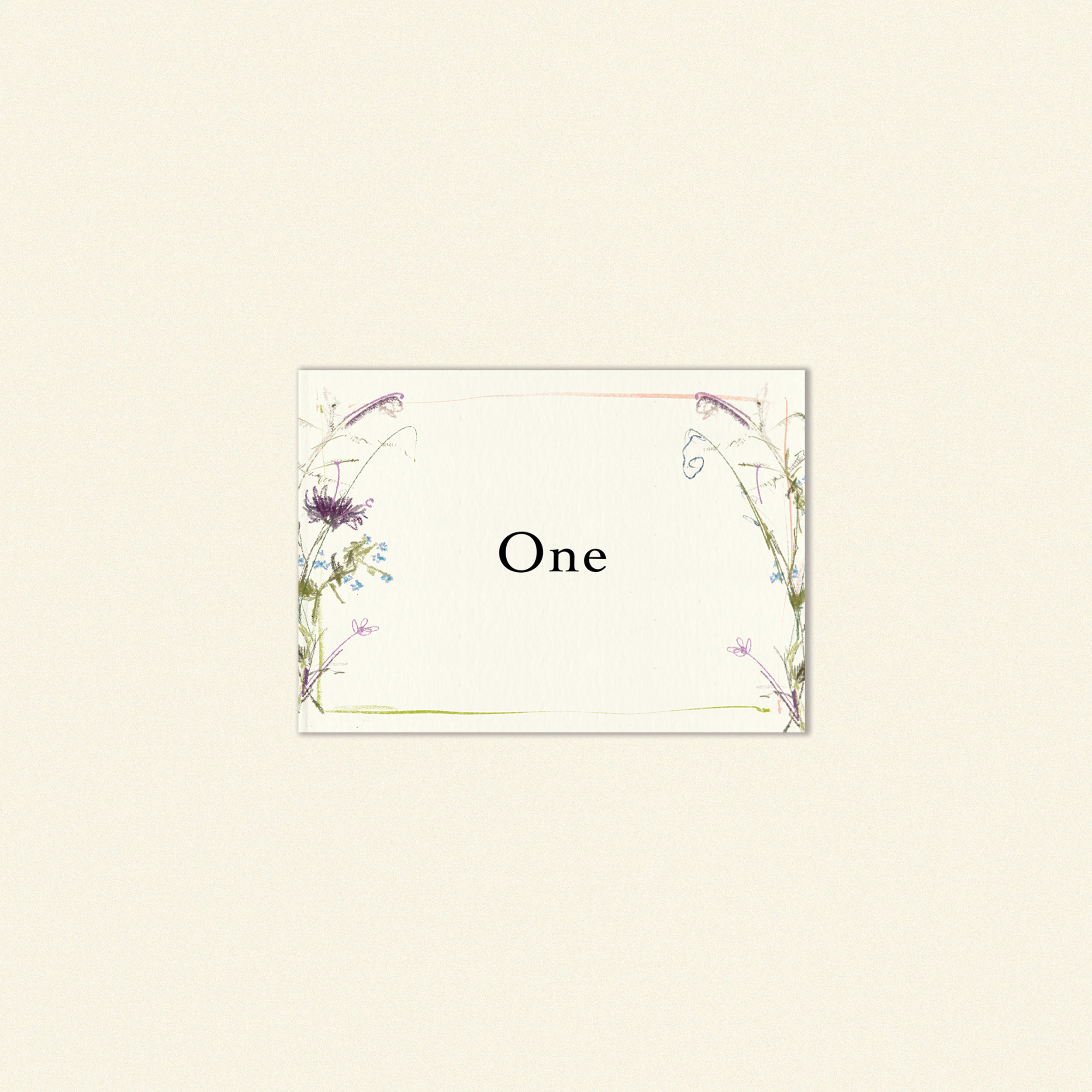 E.E Cummings Table Number Template (Option C)