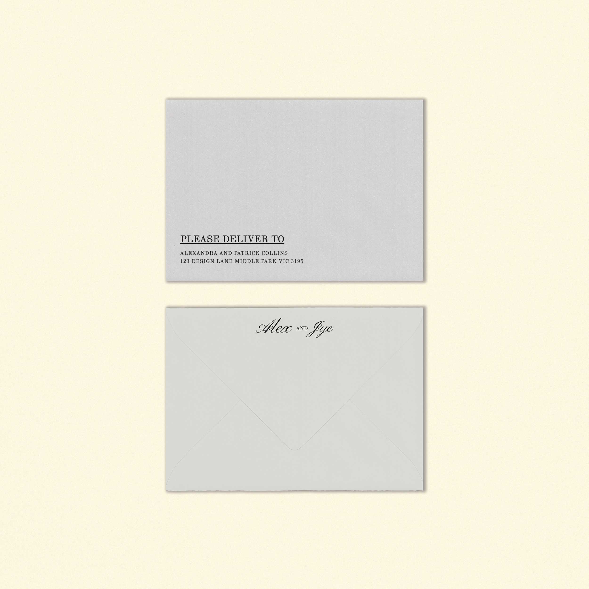 Davidson Standard Envelope Template (Option C)