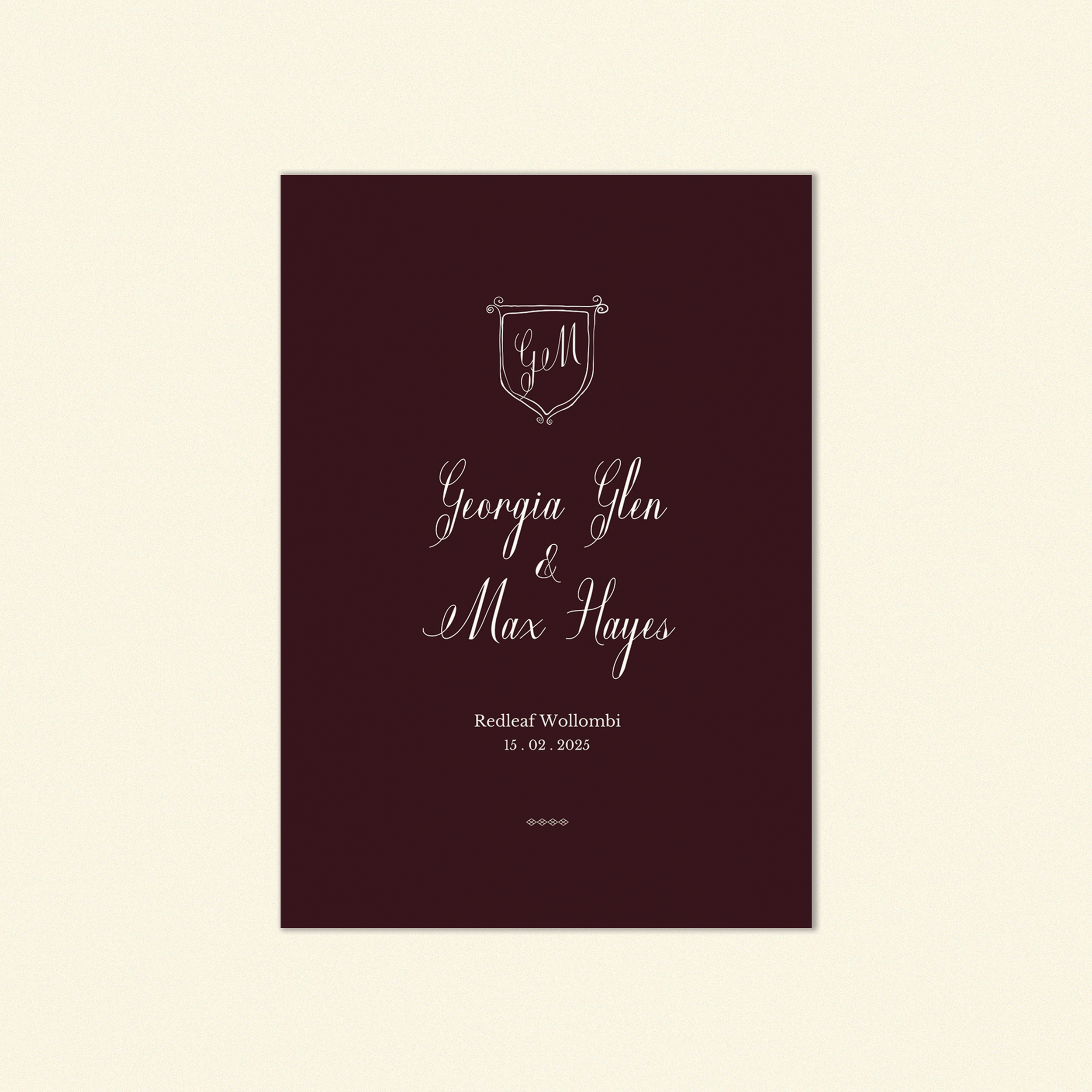 Hayes Welcome Sign Template (Option A)