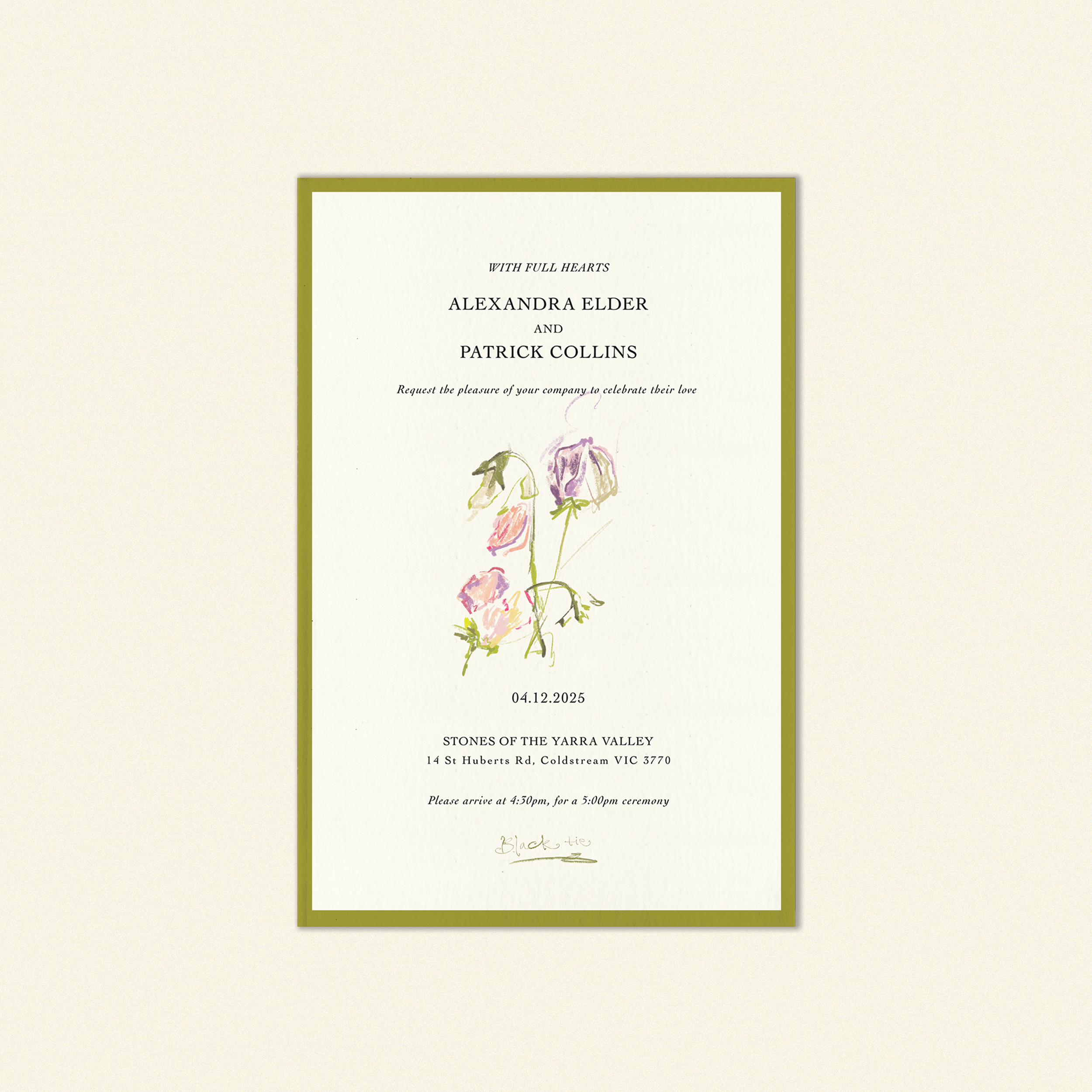 E.E Cummings Invitation Template (Option D)
