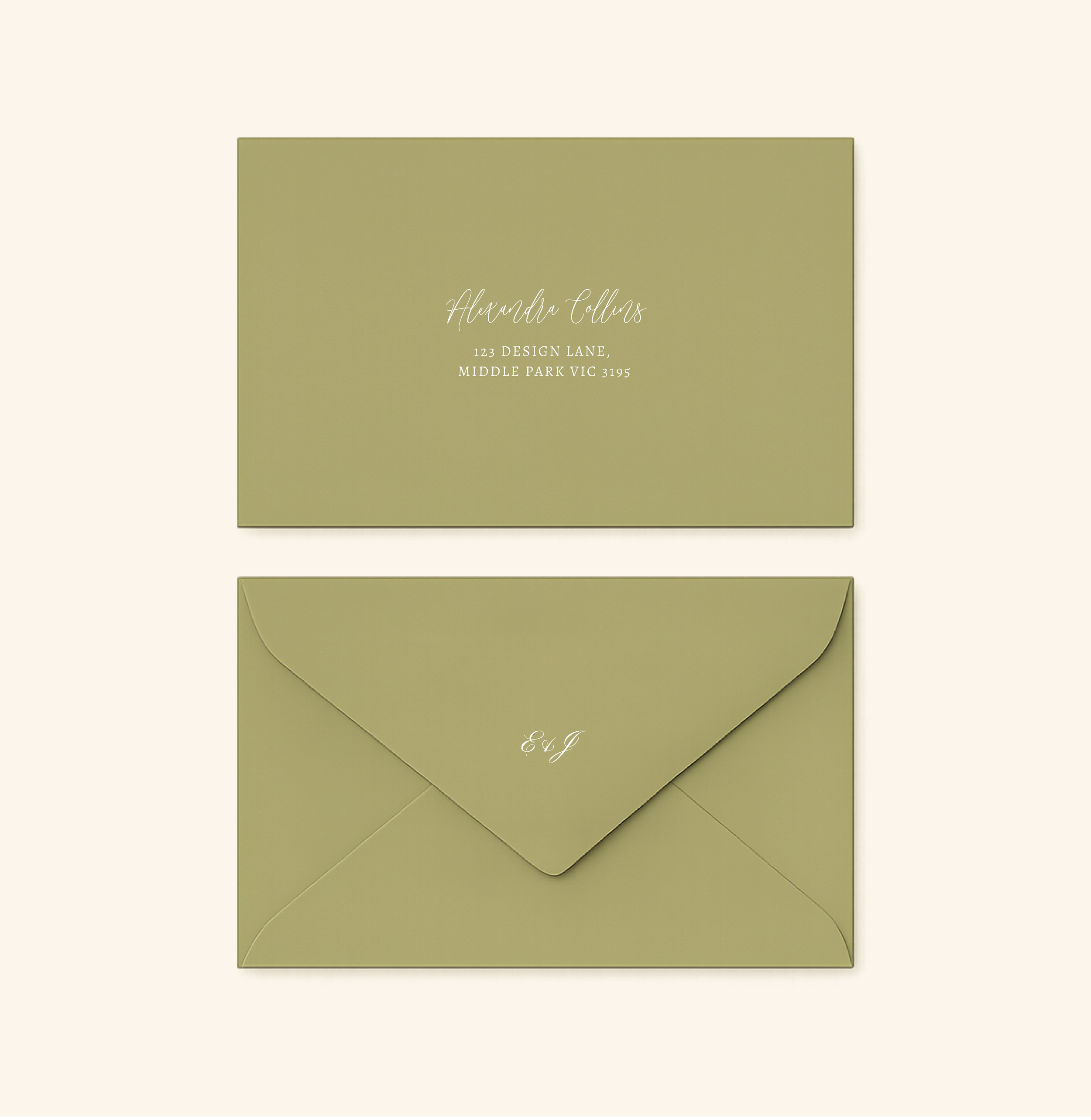 Davies Standard Envelope Template (Option D)