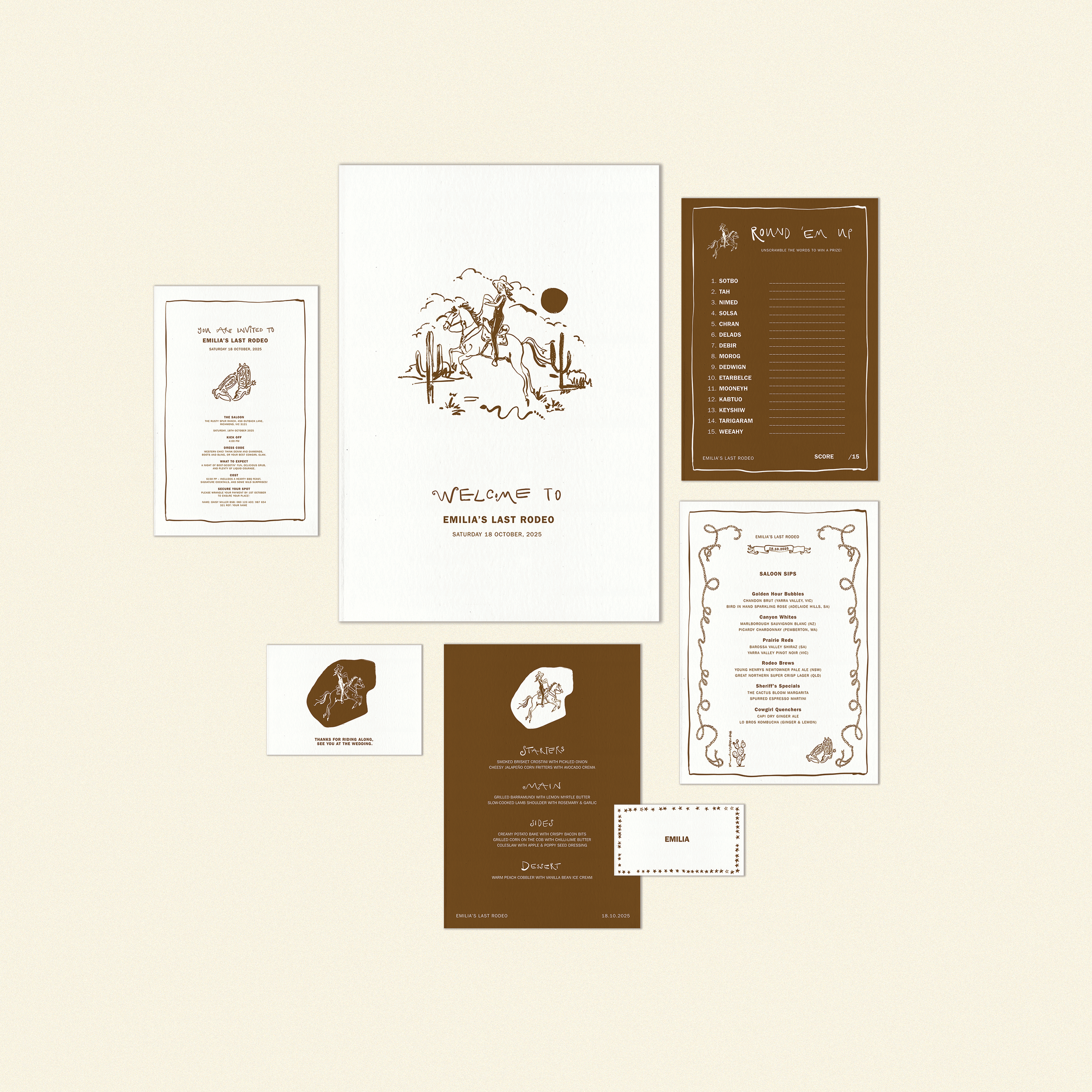 Spritz & Spurs Collection Templates (Option B)