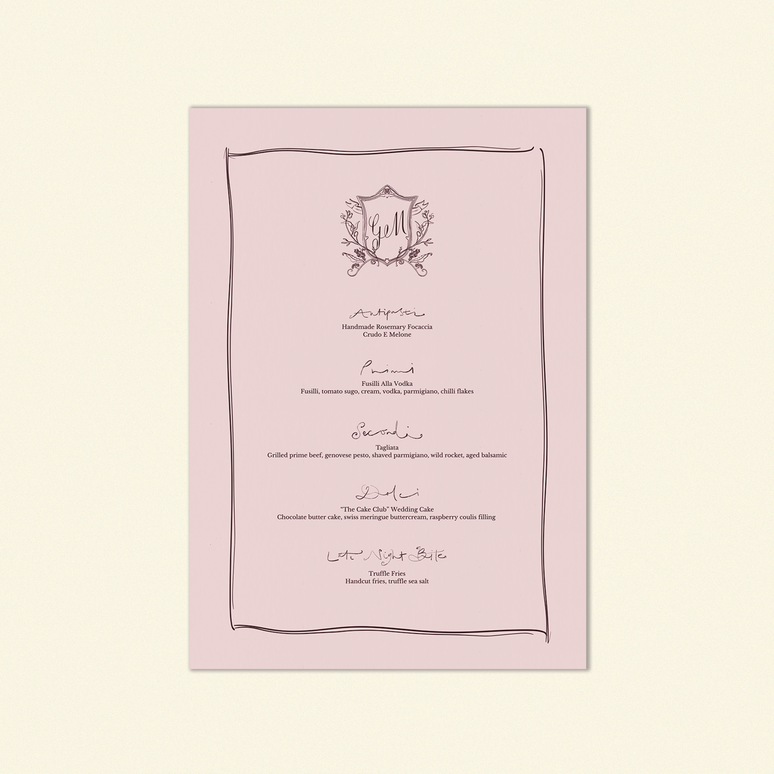 Hayes Food Menu Template (Option C)