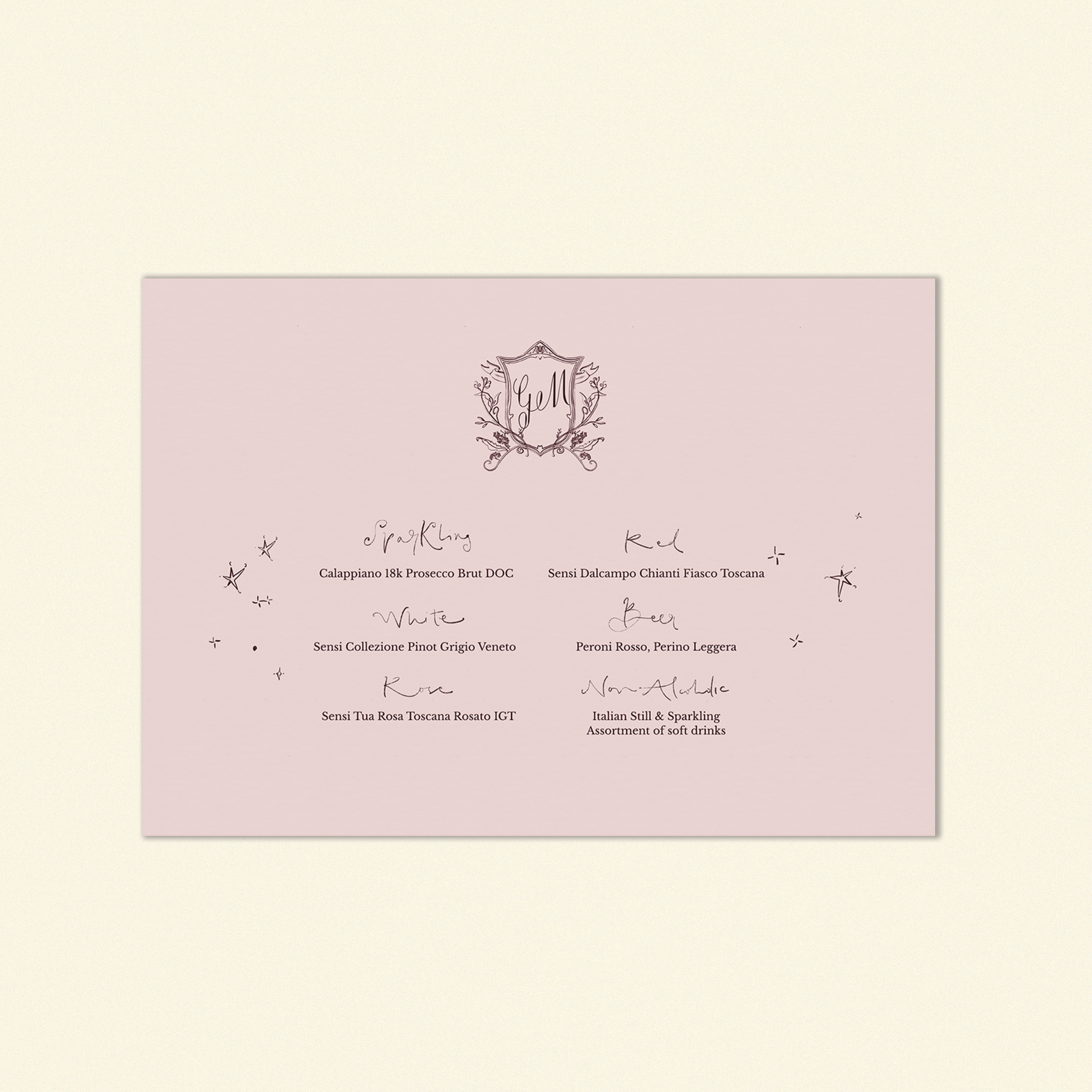 Hayes Beverage Menu Template (Option C)
