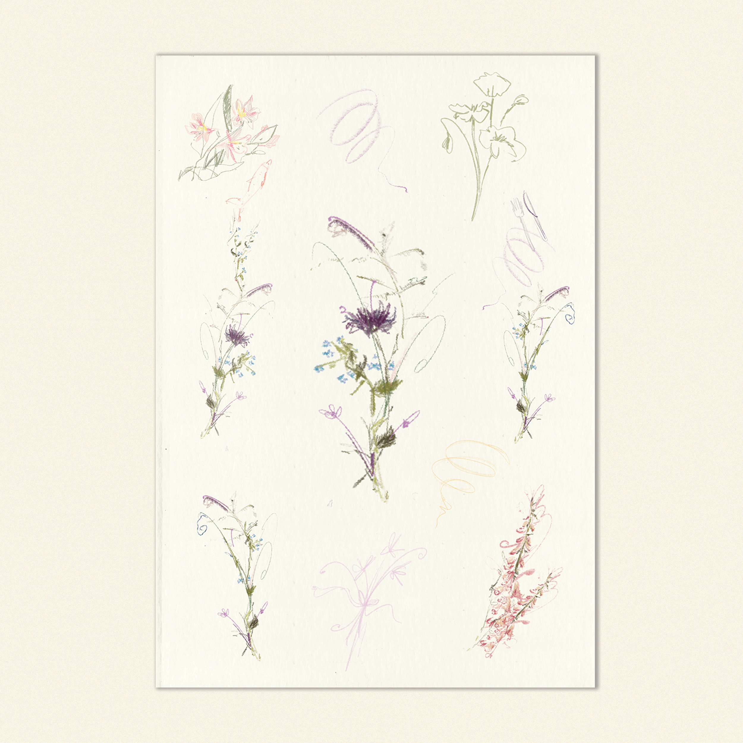 E.E Cummings Illustrations Template